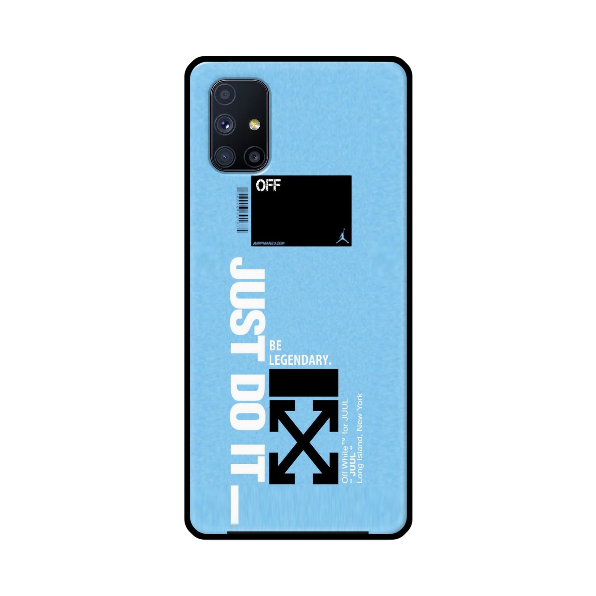 Buy Just Do It Metal-Silicon Back Mobile Phone Case/Cover For Samsung Galaxy M51 Online
