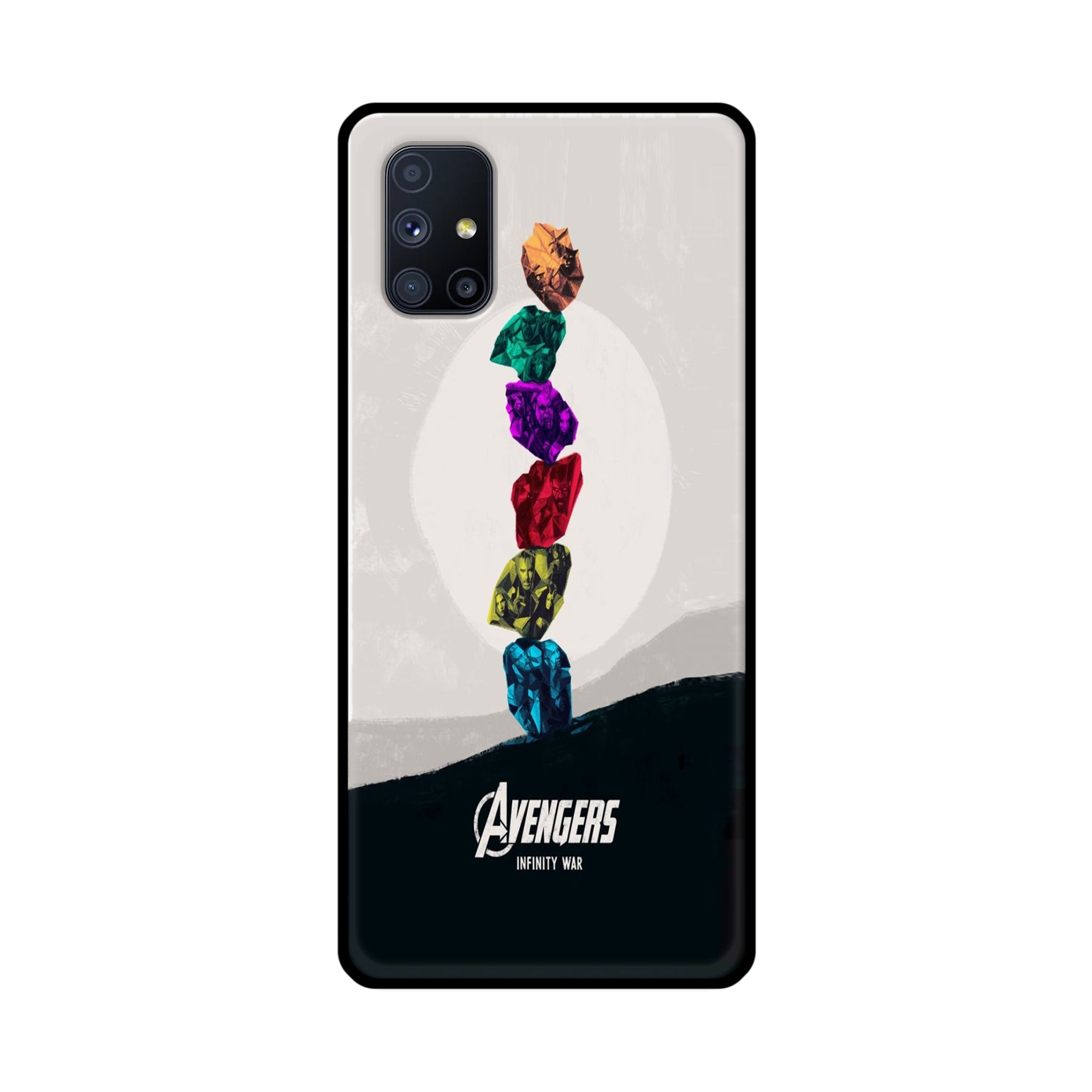 Buy Avengers Stone Metal-Silicon Back Mobile Phone Case/Cover For Samsung Galaxy M51 Online