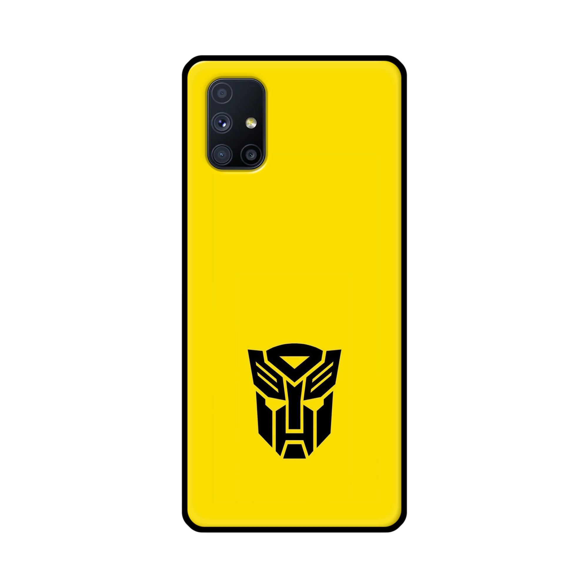 Buy Transformer Logo Metal-Silicon Back Mobile Phone Case/Cover For Samsung Galaxy M51 Online