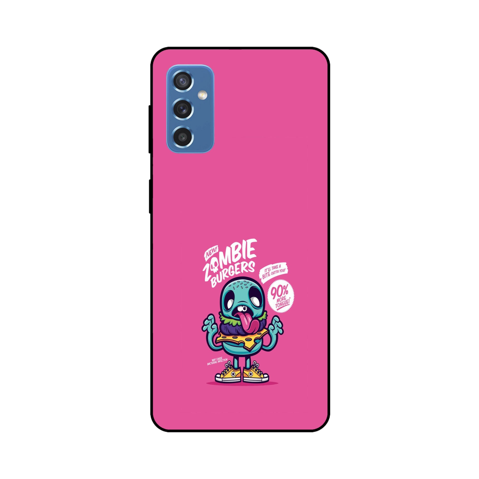 Buy New Zombie Burgers Metal-Silicon Back Mobile Phone Case/Cover For Samsung Galaxy M52 Online
