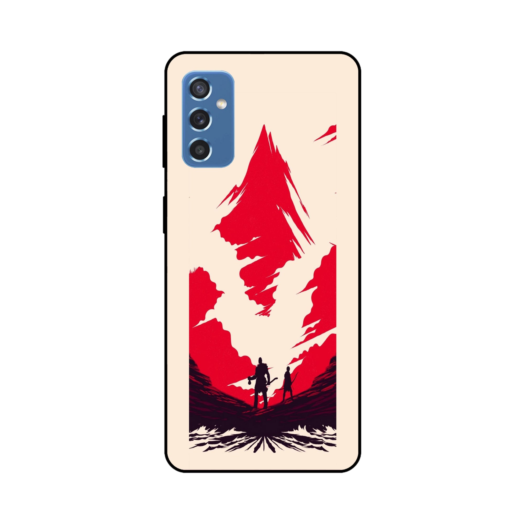 Buy God Of War Art Metal-Silicon Back Mobile Phone Case/Cover For Samsung Galaxy M52 Online