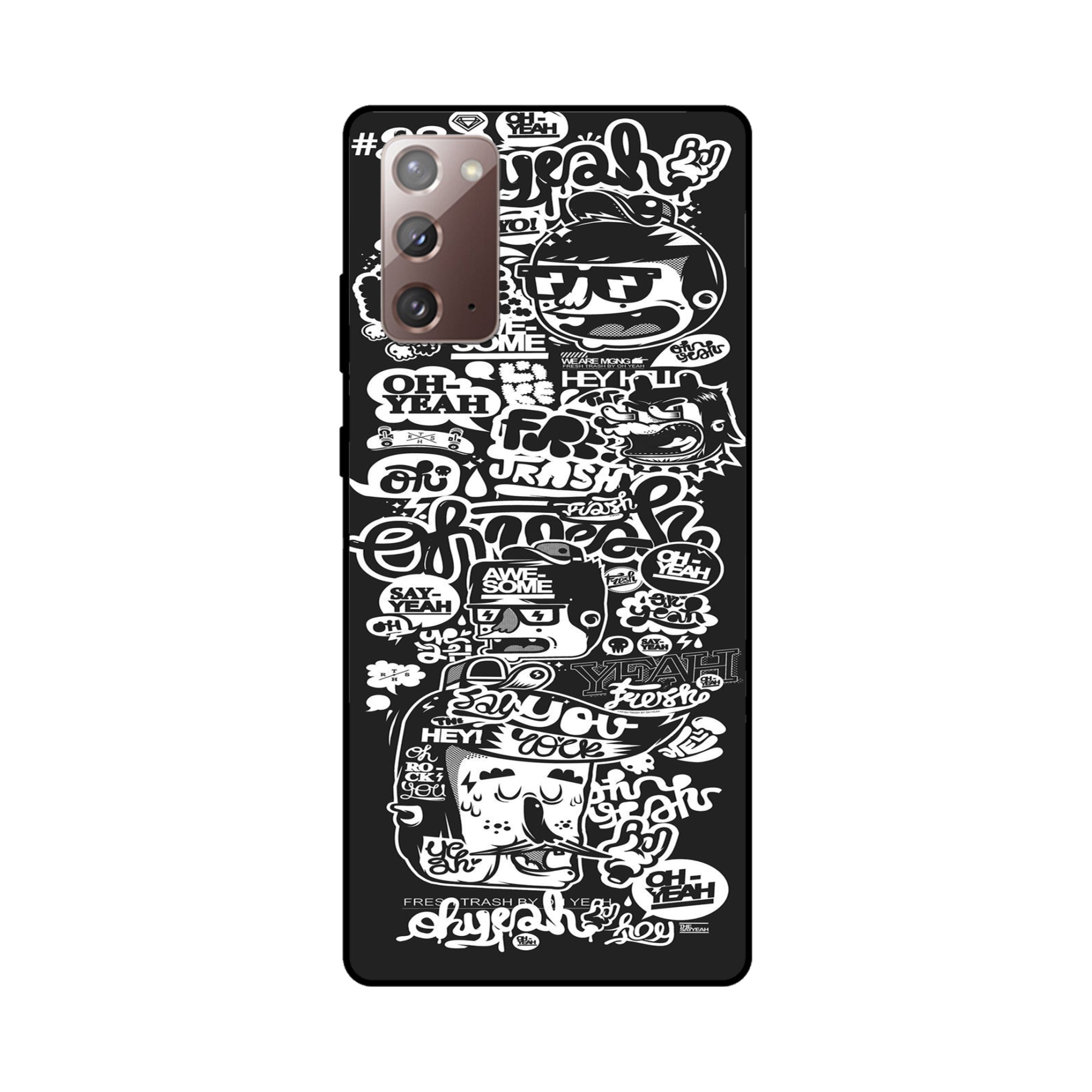 Buy Awesome Metal-Silicon Back Mobile Phone Case/Cover For Samsung Galaxy Note 20 Online