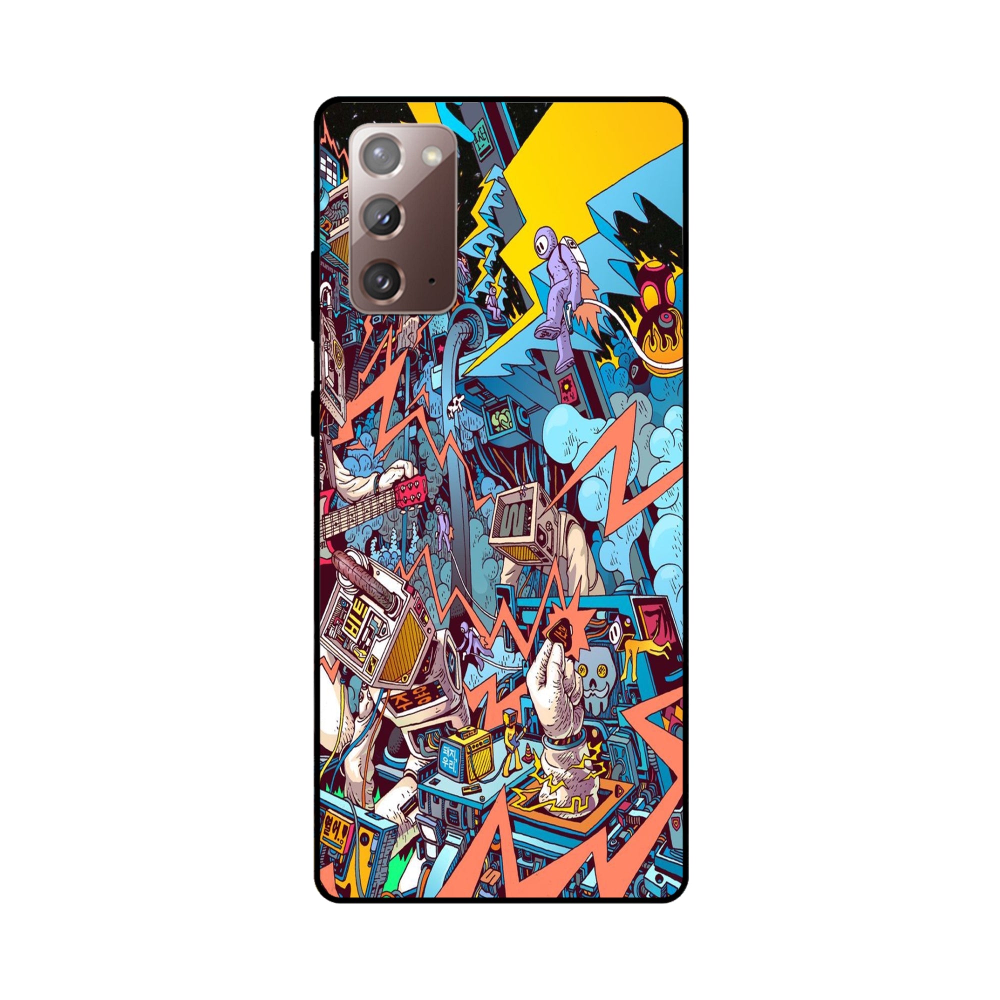 Buy Ofo Panic Metal-Silicon Back Mobile Phone Case/Cover For Samsung Galaxy Note 20 Online