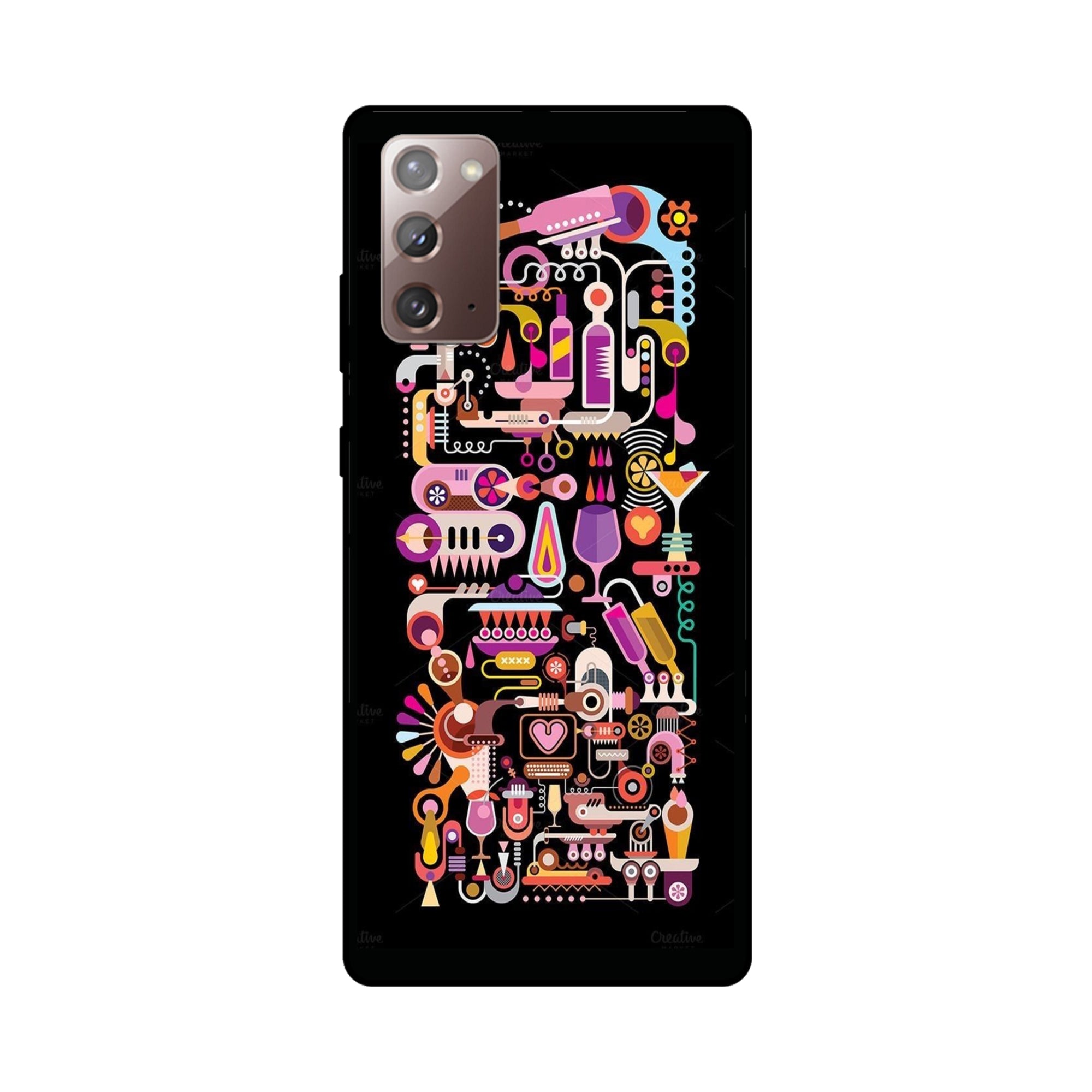 Buy Lab Art Metal-Silicon Back Mobile Phone Case/Cover For Samsung Galaxy Note 20 Online