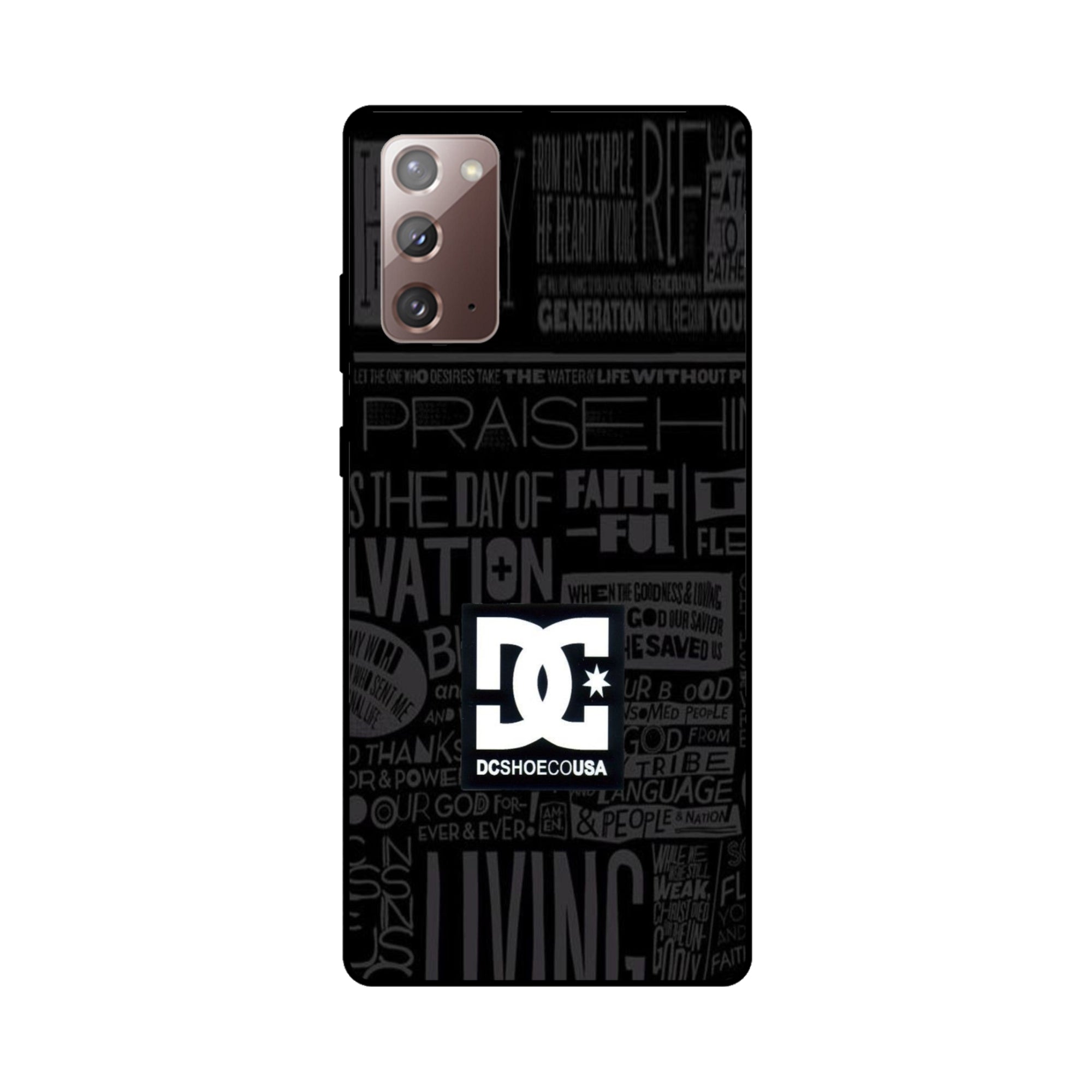 Buy Dc Shoecousa Metal-Silicon Back Mobile Phone Case/Cover For Samsung Galaxy Note 20 Online