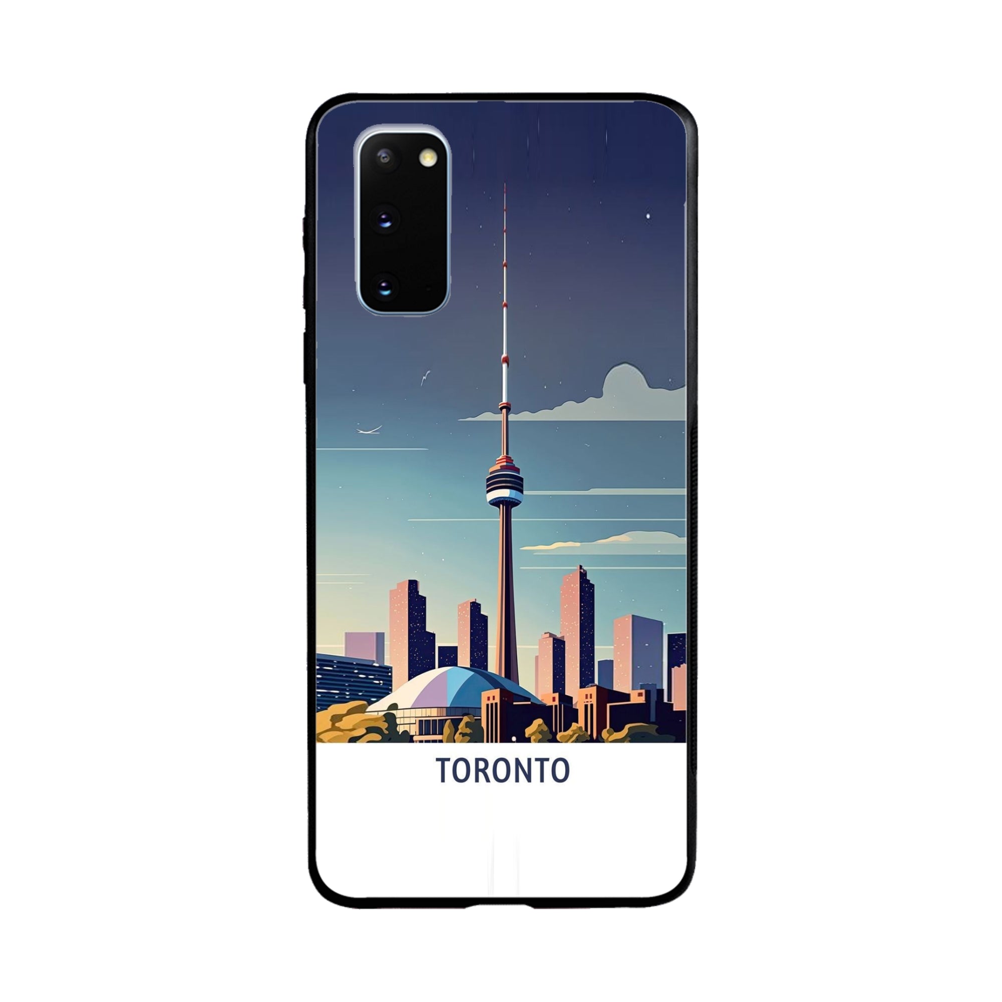 Buy Toronto Metal-Silicon Back Mobile Phone Case/Cover For Samsung Galaxy S20 Online