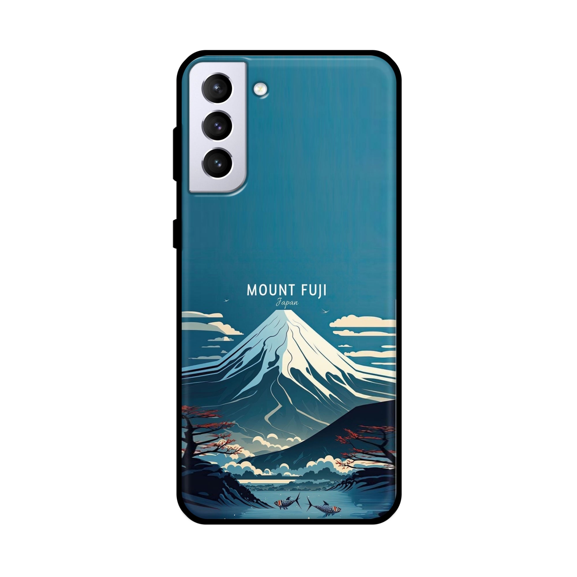 Buy Mount Fuji Metal-Silicon Back Mobile Phone Case/Cover For Samsung Galaxy S21 Online