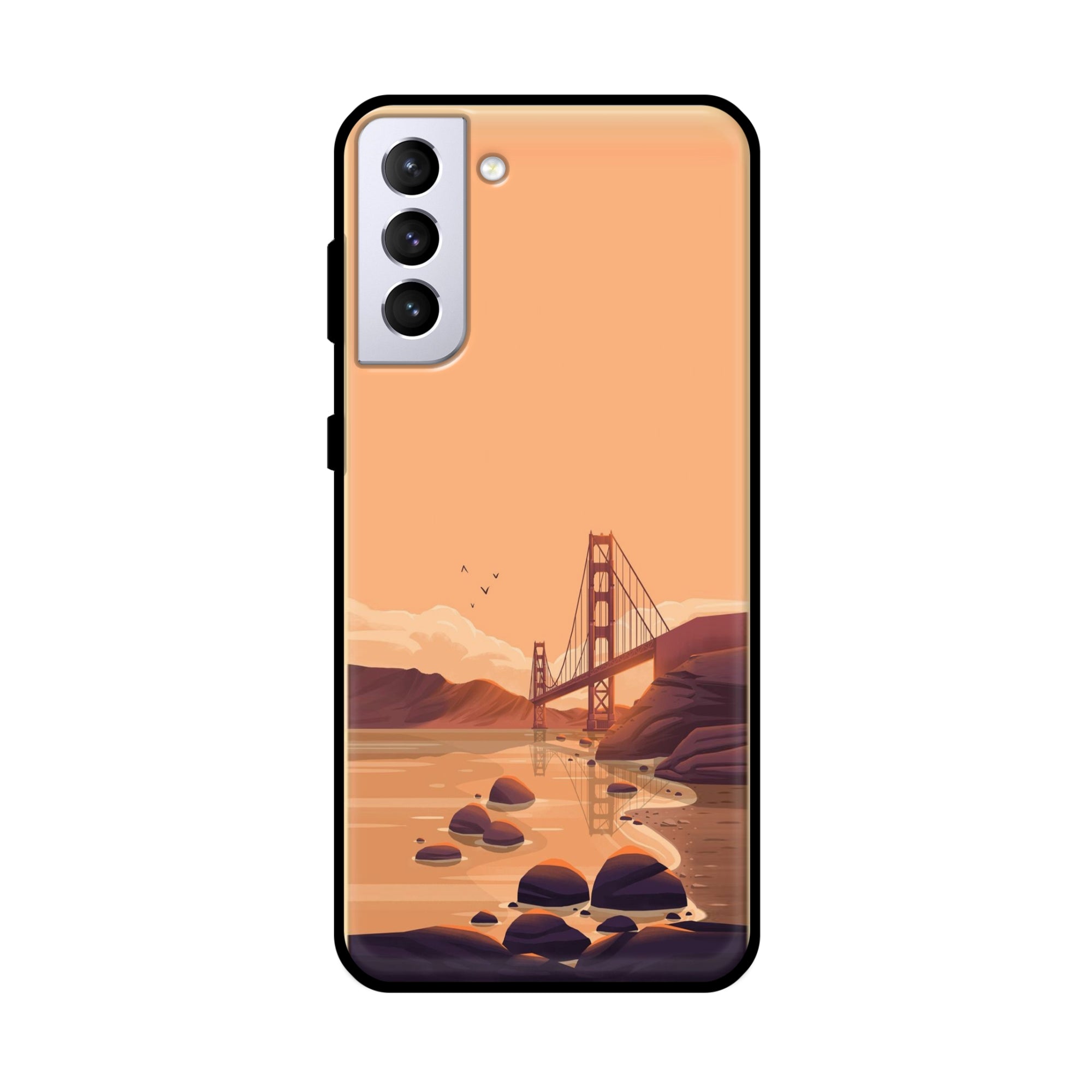 Buy San Francisco Metal-Silicon Back Mobile Phone Case/Cover For Samsung Galaxy S21 Online