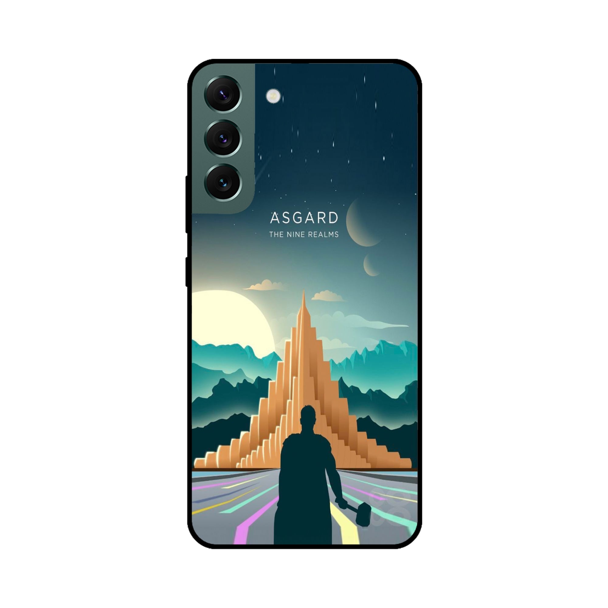 Buy Asgard Metal-Silicon Back Mobile Phone Case/Cover For Samsung S22 Online