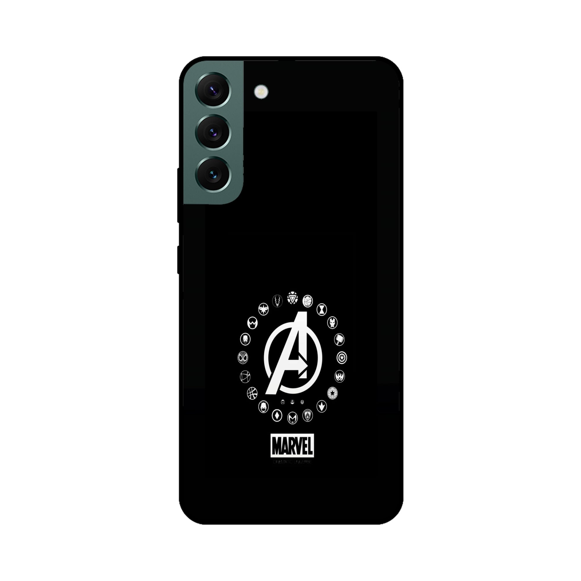 Buy Avengers Metal-Silicon Back Mobile Phone Case/Cover For Samsung S22 Online