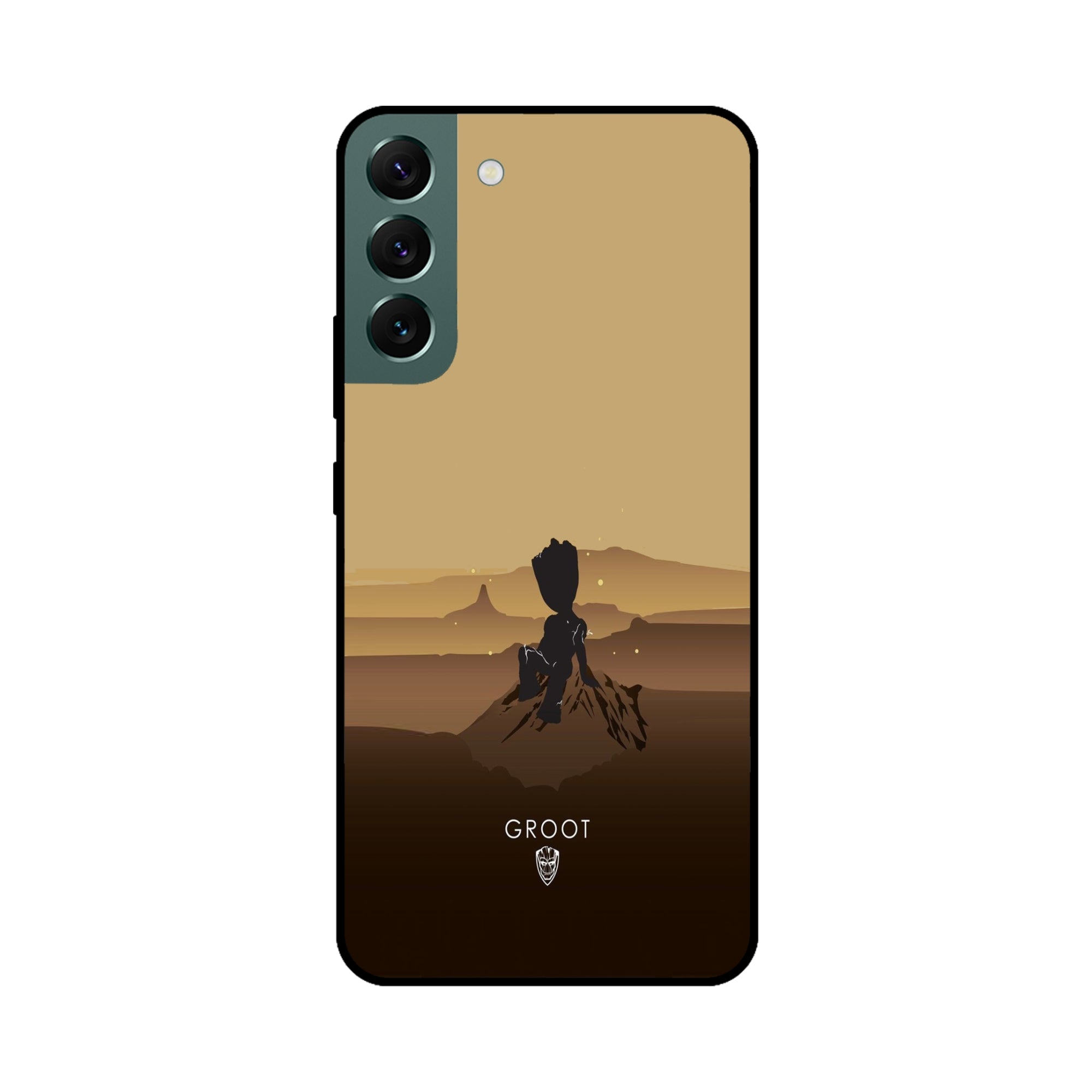 Buy I Am Groot Metal-Silicon Back Mobile Phone Case/Cover For Samsung S22 Online