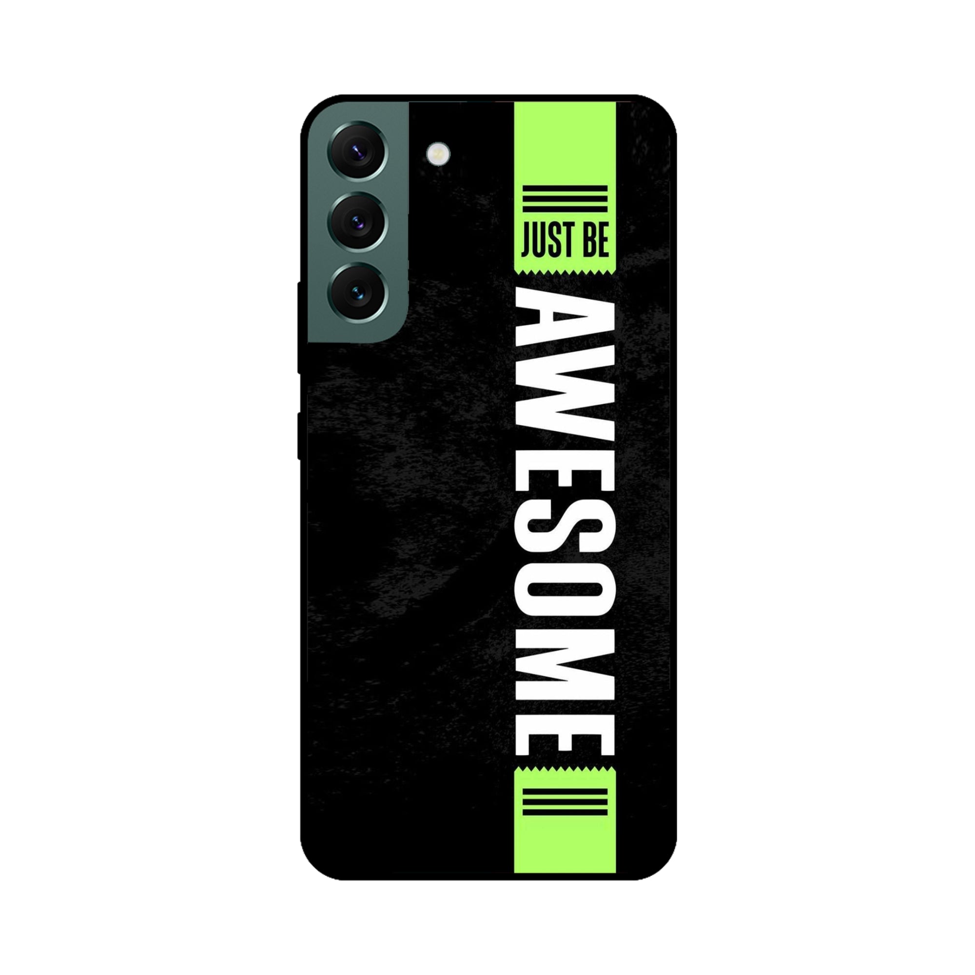 Buy Awesome Street Metal-Silicon Back Mobile Phone Case/Cover For Samsung S22 Online