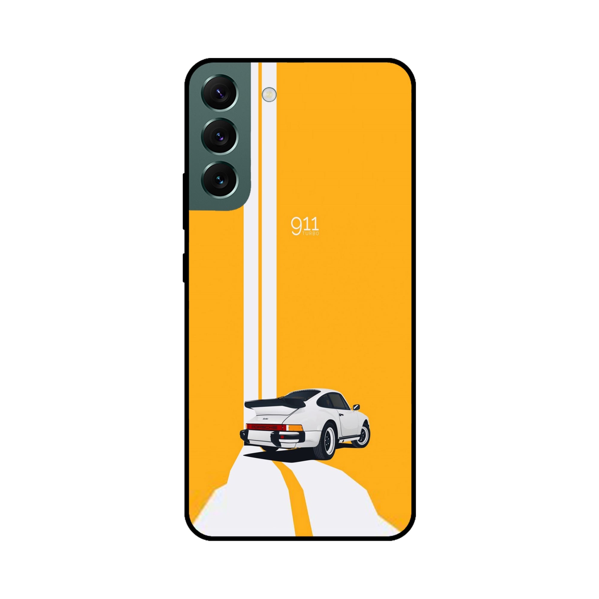 Buy 911 Gt Porche Metal-Silicon Back Mobile Phone Case/Cover For Samsung S22 Online