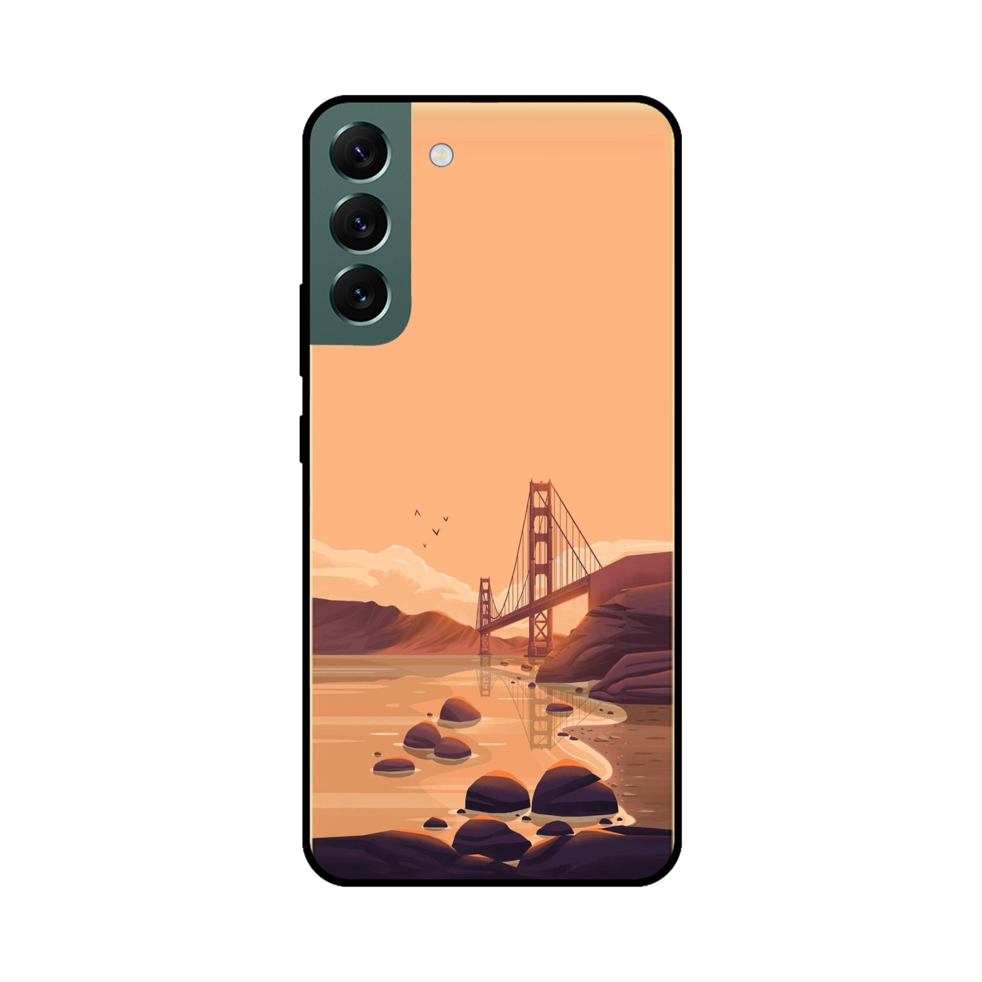 Buy San Francisco Metal-Silicon Back Mobile Phone Case/Cover For Samsung S22 Online
