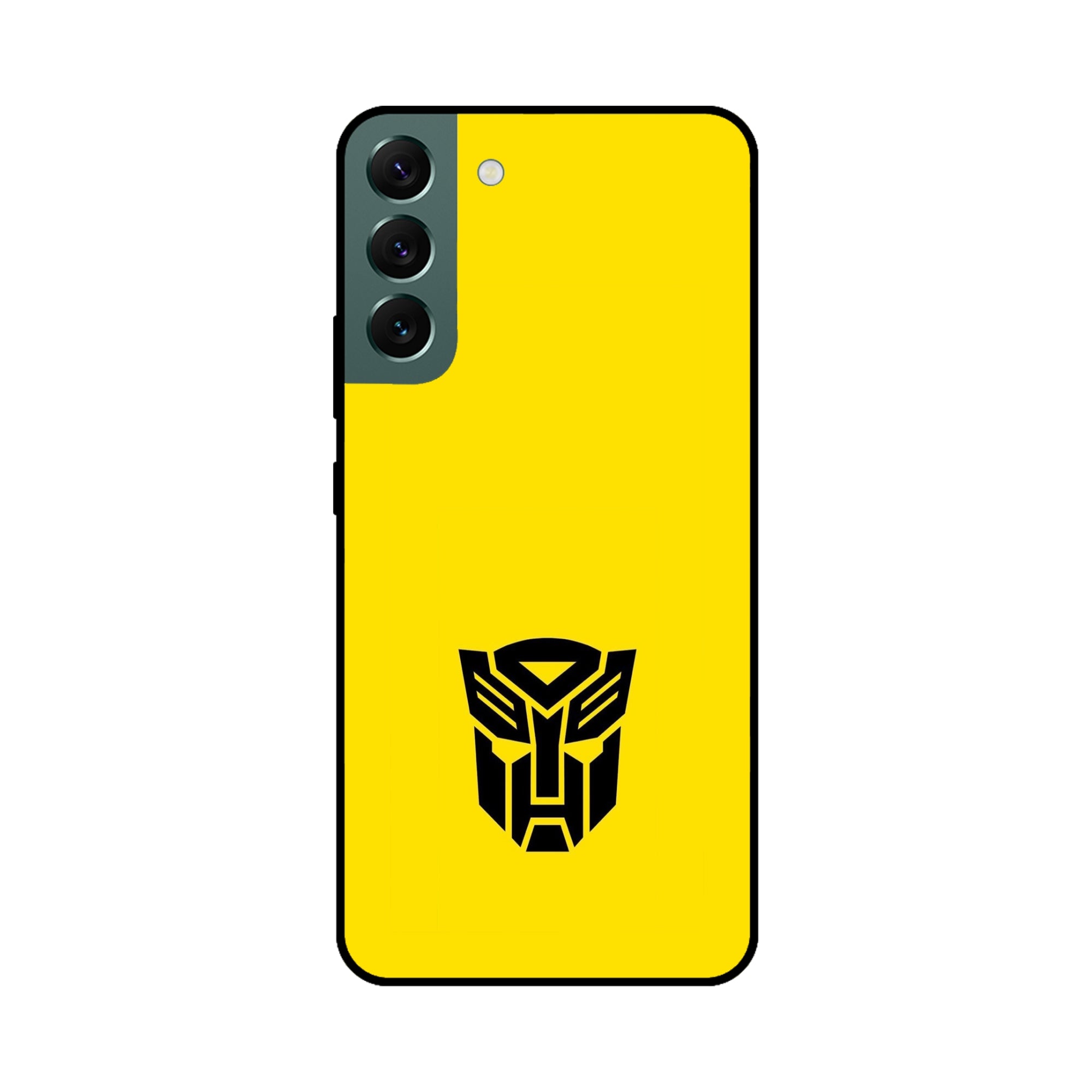 Buy Transformer Logo Metal-Silicon Back Mobile Phone Case/Cover For Samsung S22 Online