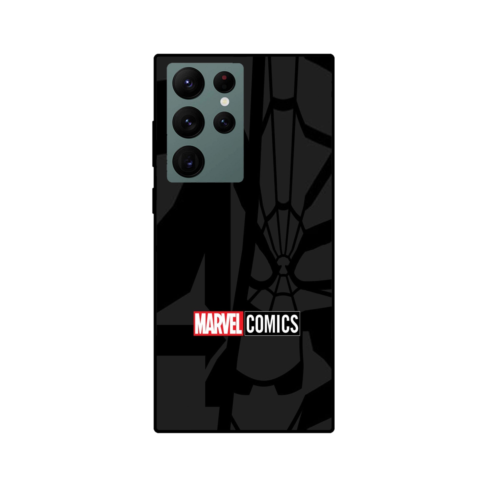 Buy Marvel Comics Metal-Silicon Back Mobile Phone Case/Cover For Samsung S22 Ultra Online