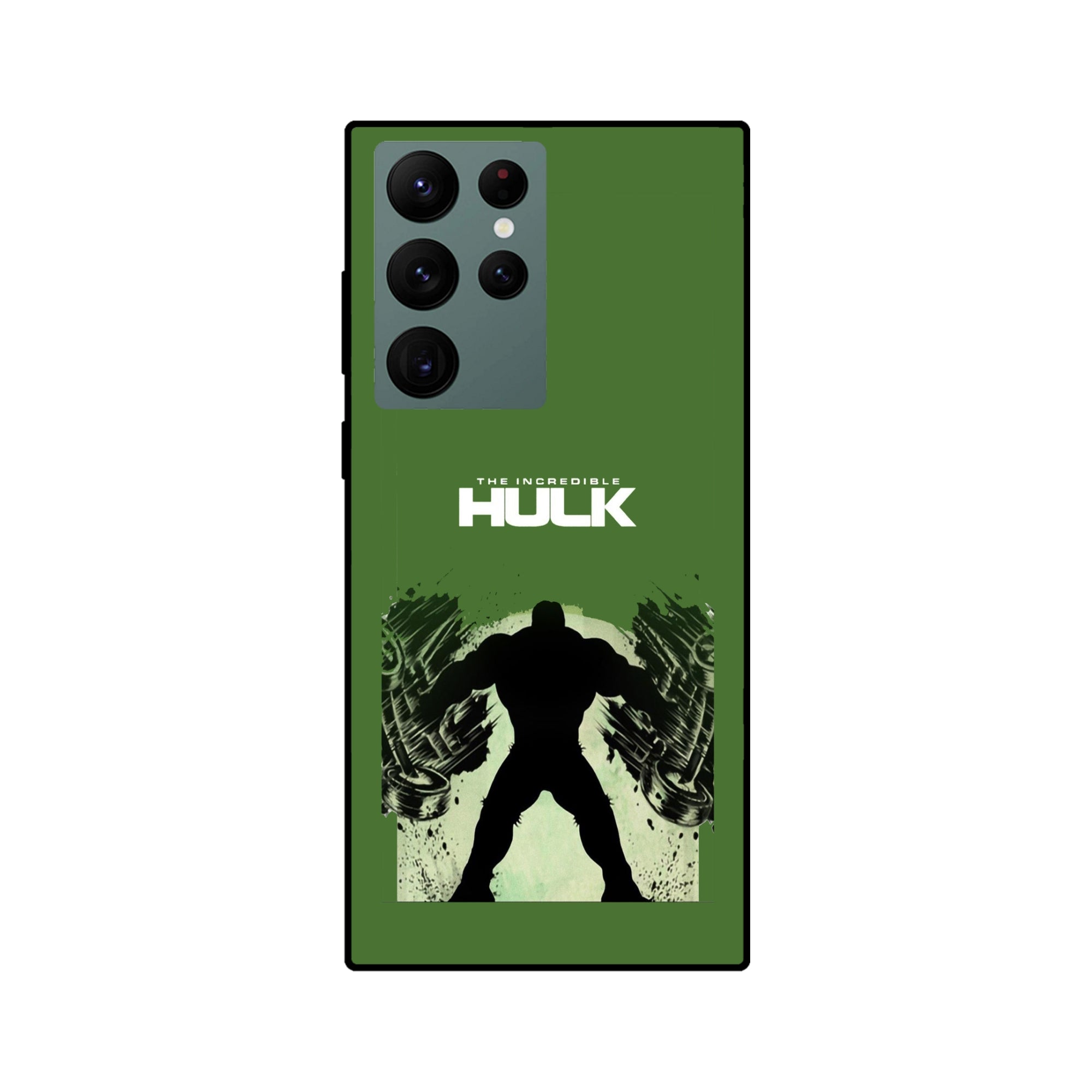Buy Hulk Metal-Silicon Back Mobile Phone Case/Cover For Samsung S22 Ultra Online
