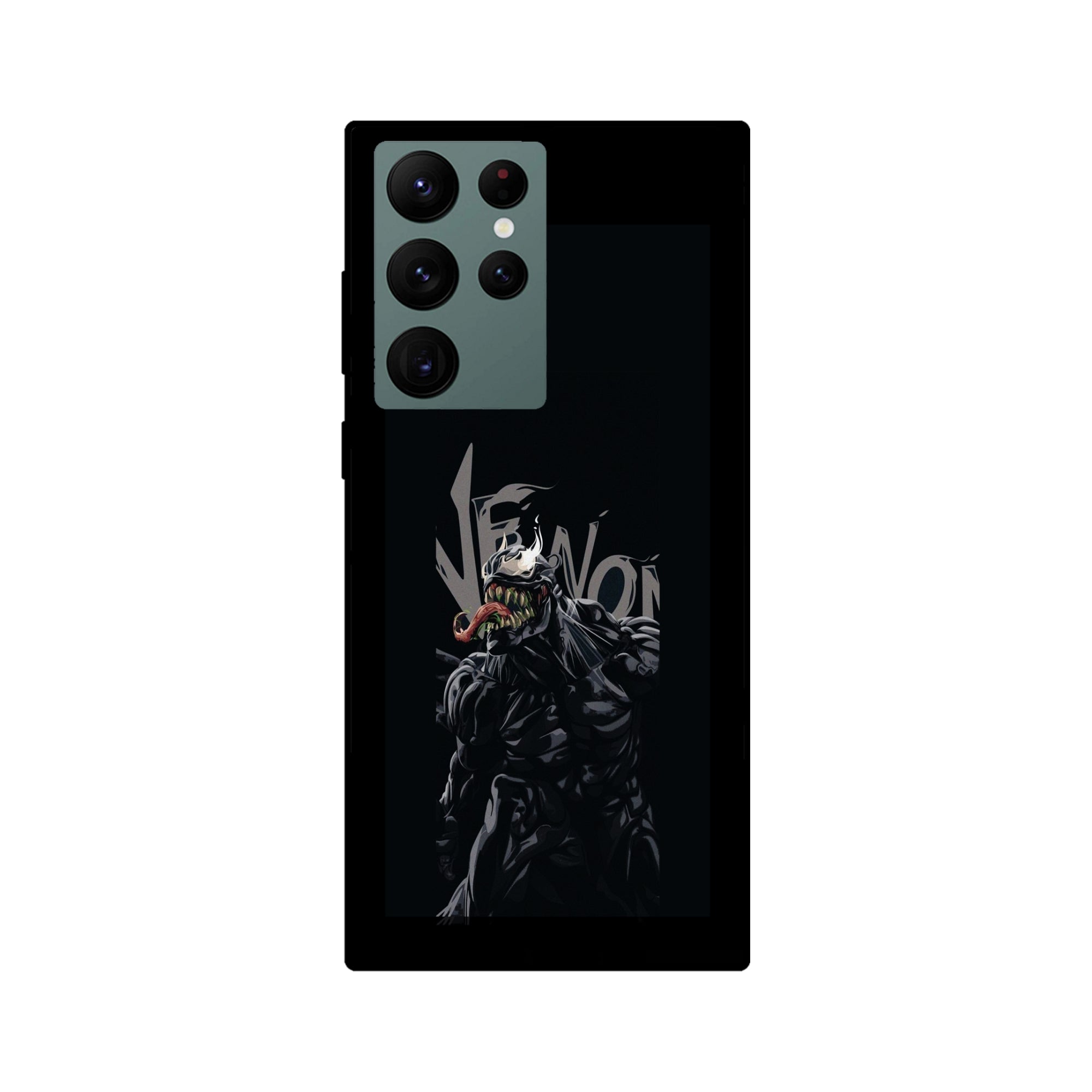 Buy  Venom Metal-Silicon Back Mobile Phone Case/Cover For Samsung S22 Ultra Online