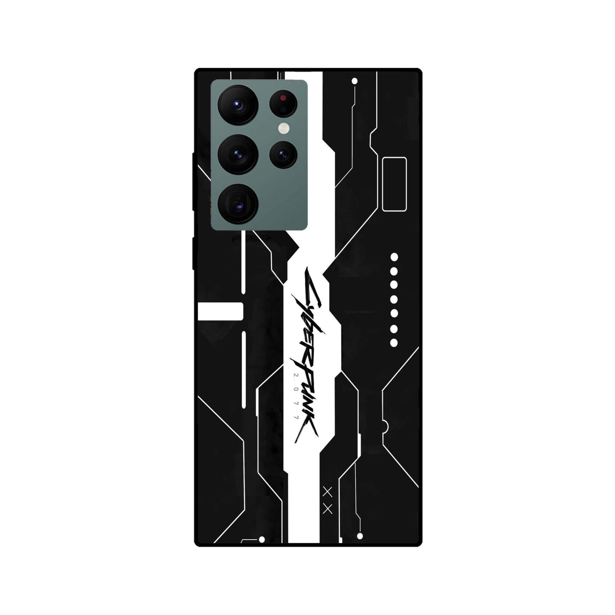 Buy Cyberpunk 2077 Art Metal-Silicon Back Mobile Phone Case/Cover For Samsung S22 Ultra Online