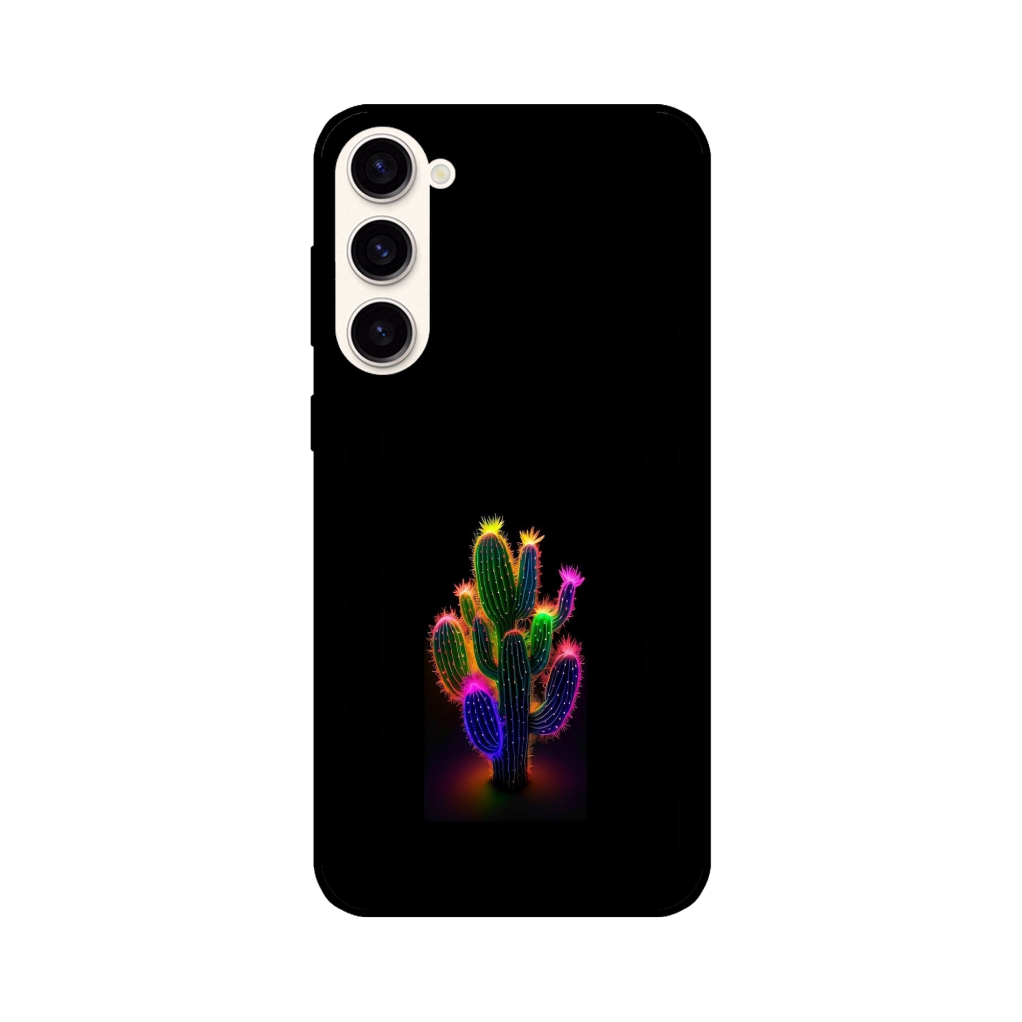 Buy Neon Flower Metal-Silicon Back Mobile Phone Case/Cover For Galaxy S23 Plus Online