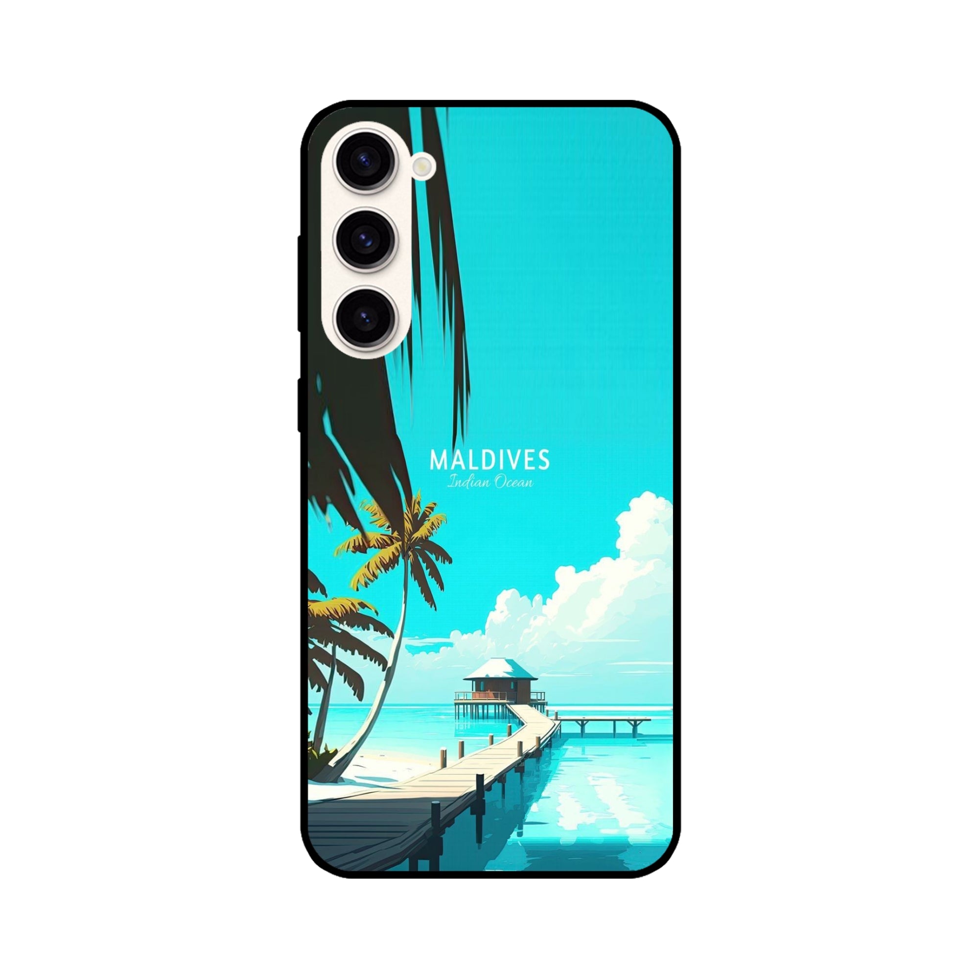 Buy Maldives Metal-Silicon Back Mobile Phone Case/Cover For Galaxy S23 Plus Online