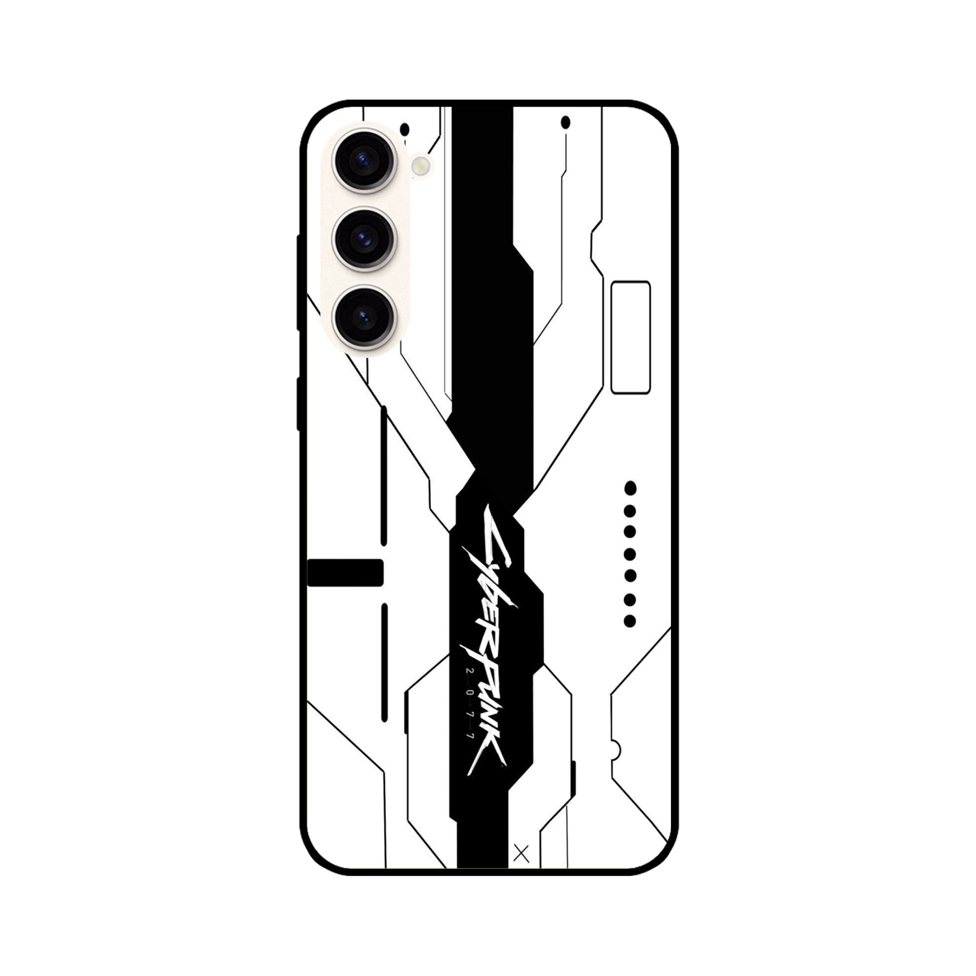 Buy Cyberpunk 2077 Metal-Silicon Back Mobile Phone Case/Cover For Galaxy S23 Plus Online