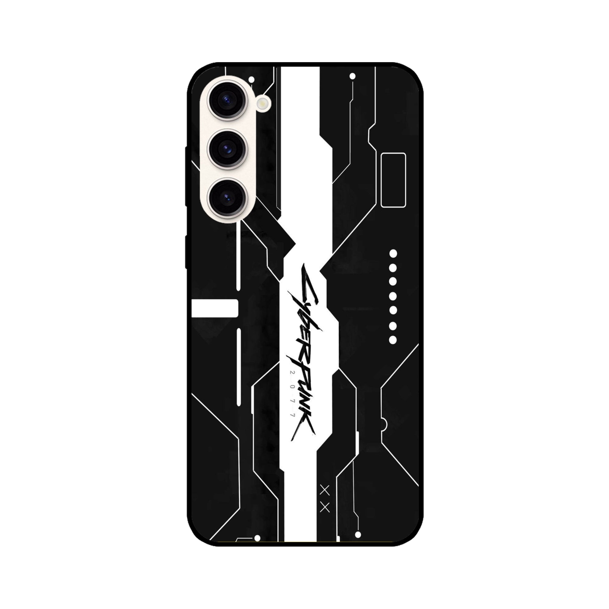 Buy Cyberpunk 2077 Art Metal-Silicon Back Mobile Phone Case/Cover For Galaxy S23 Plus Online