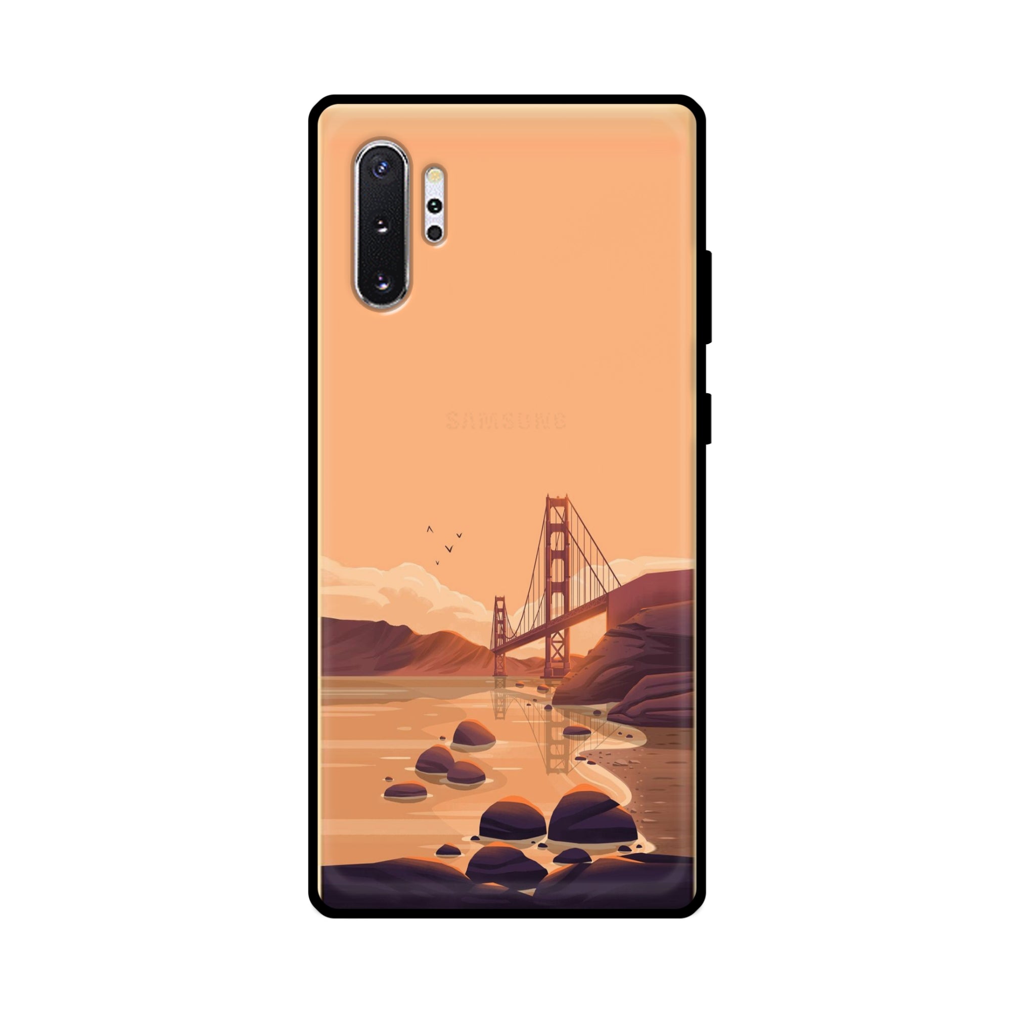 Buy San Francisco Metal-Silicon Back Mobile Phone Case/Cover For Samsung Note 10 Plus (5G) Online