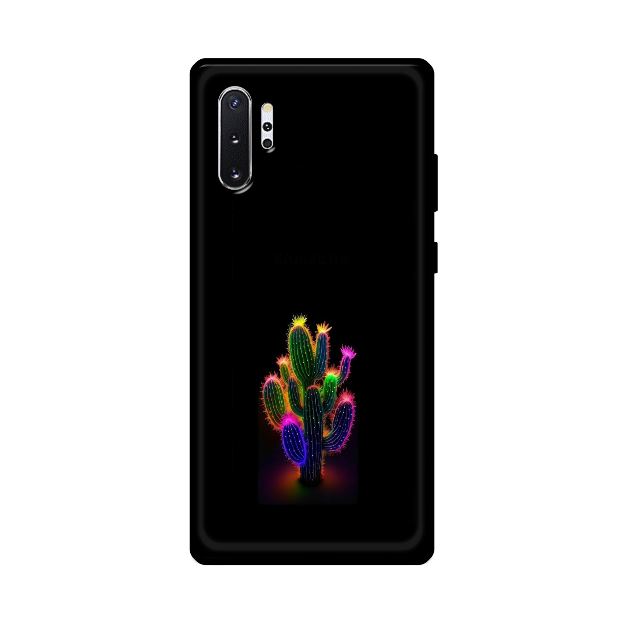 Buy Neon Flower Metal-Silicon Back Mobile Phone Case/Cover For Samsung Note 10 Plus (5G) Online