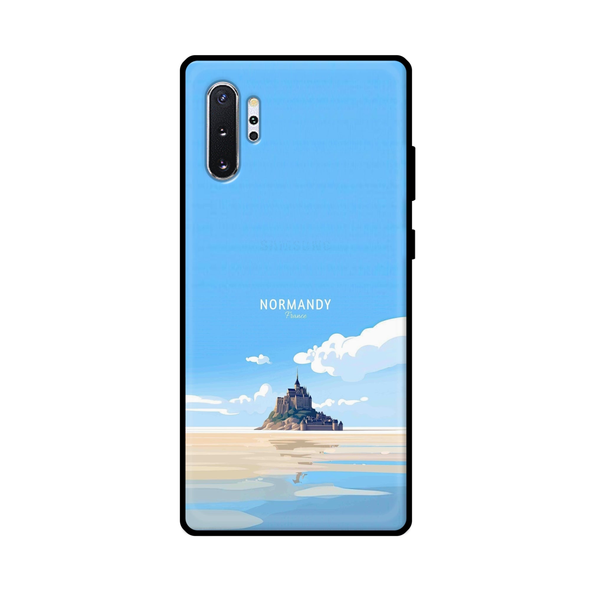 Buy Normandy Metal-Silicon Back Mobile Phone Case/Cover For Samsung Note 10 Plus (5G) Online
