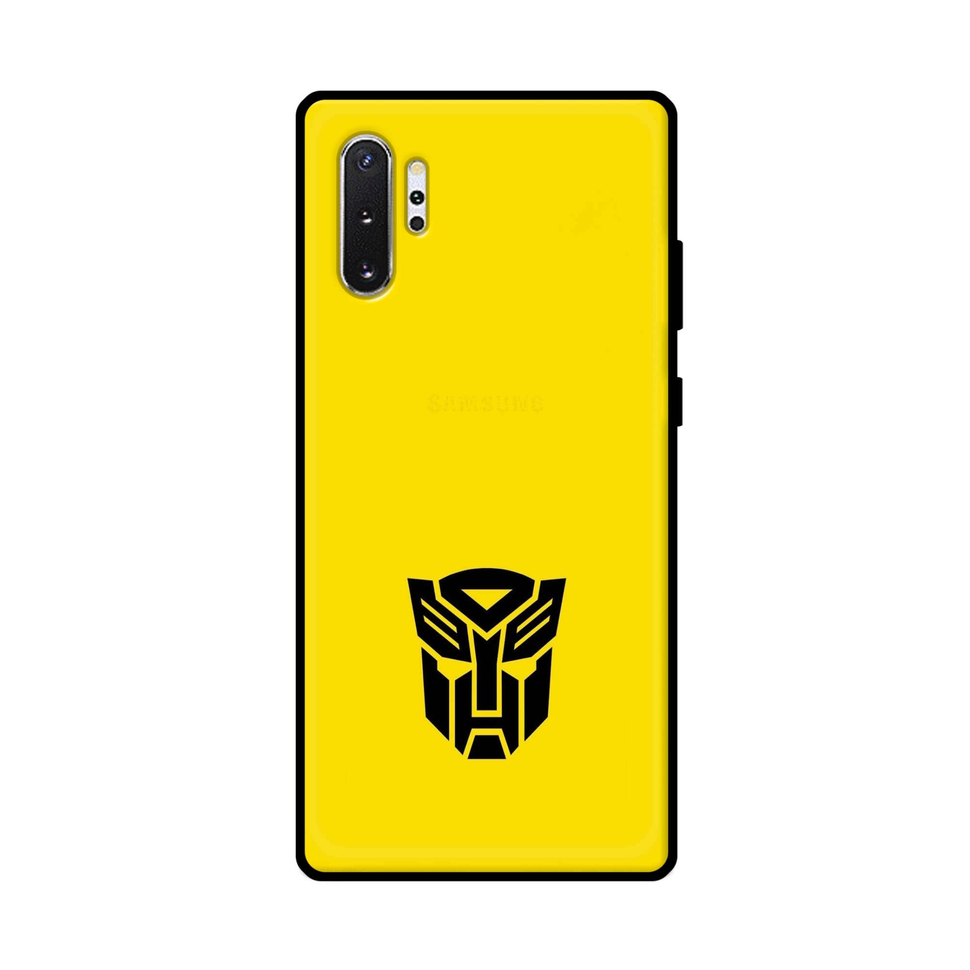 Buy Transformer Logo Metal-Silicon Back Mobile Phone Case/Cover For Samsung Note 10 Plus (5G) Online