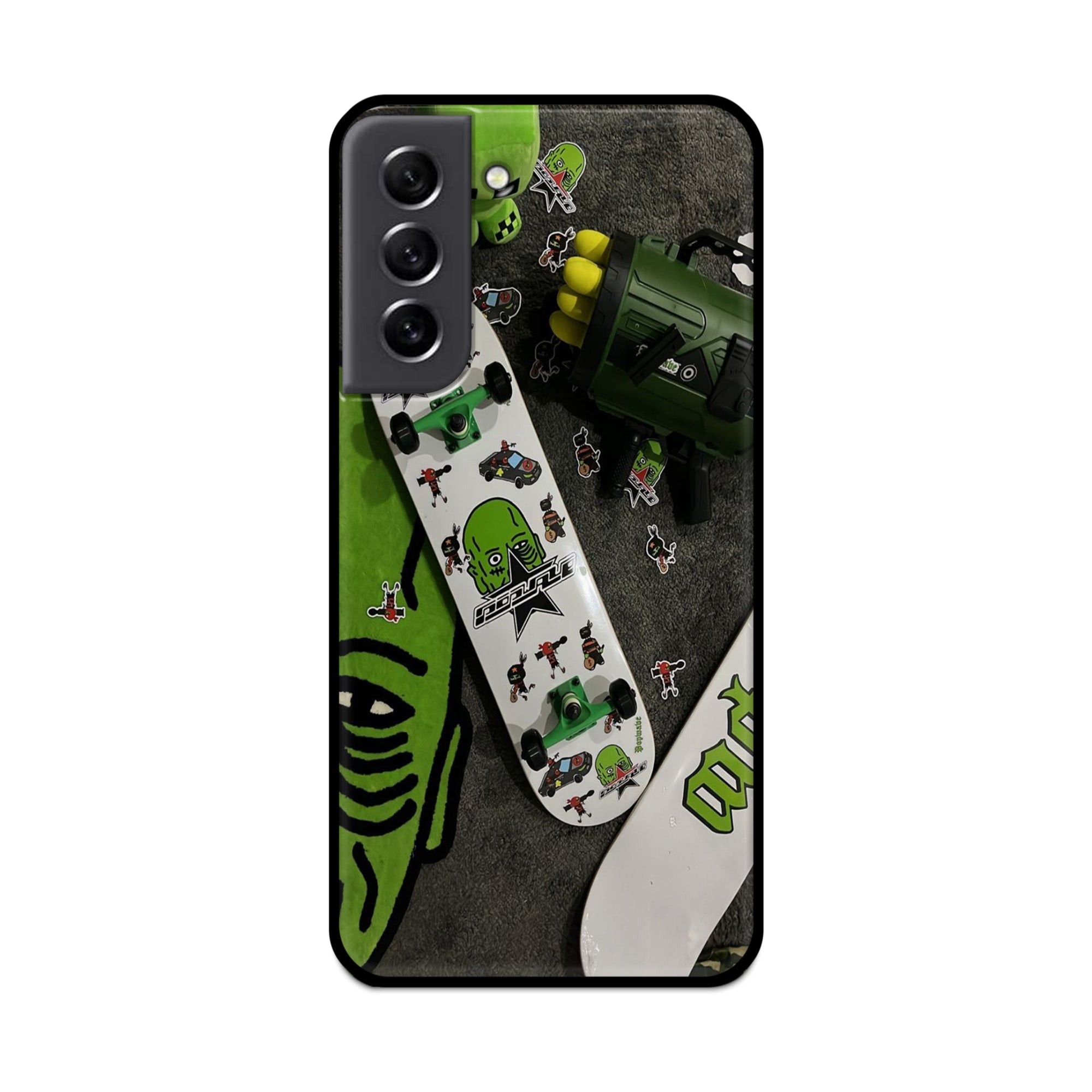 Buy Hulk Skateboard Metal-Silicon Back Mobile Phone Case/Cover For Samsung S21 FE Online