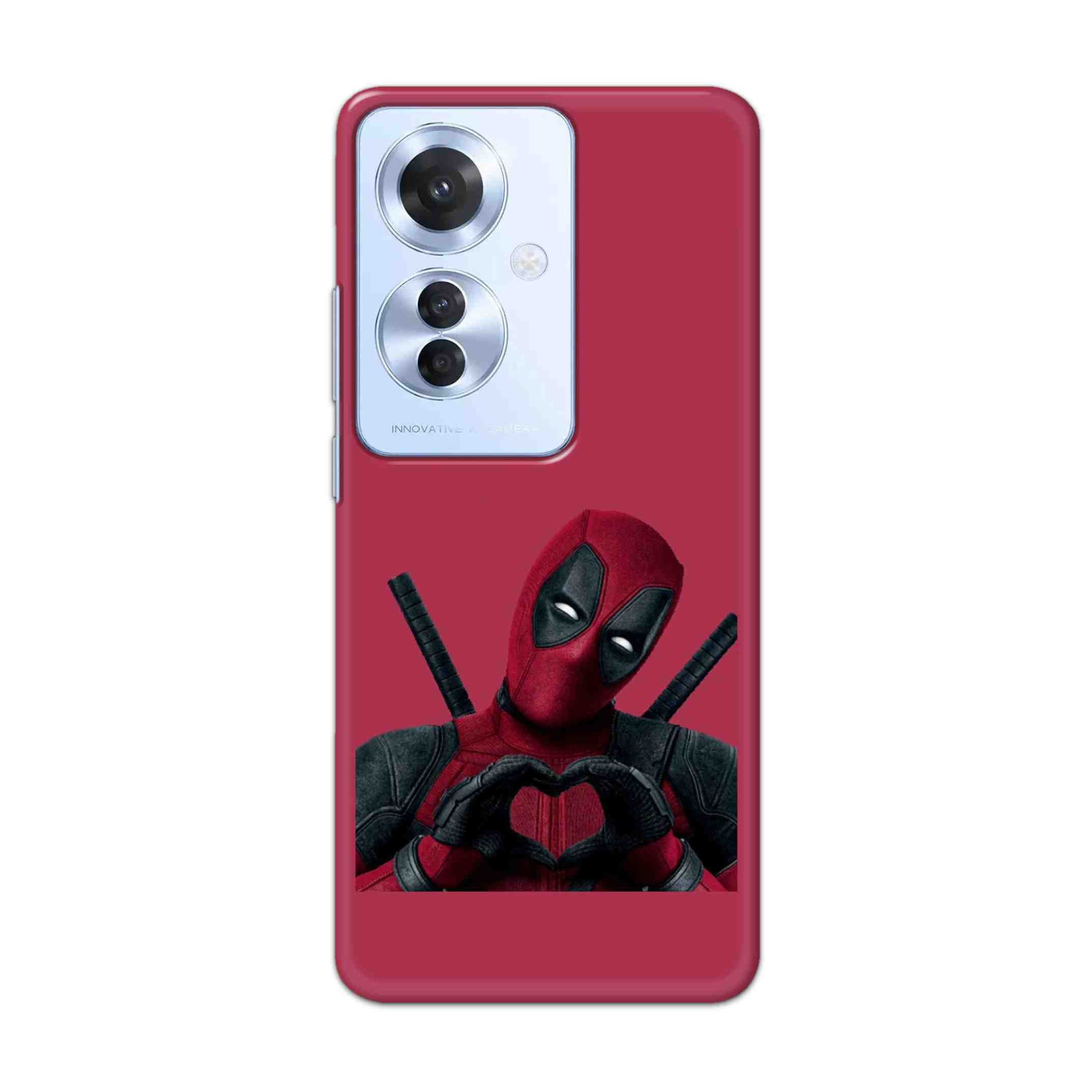 Buy Deadpool Heart Hard Back Mobile Phone Case Cover For OPPO F25 PRO 5G Online