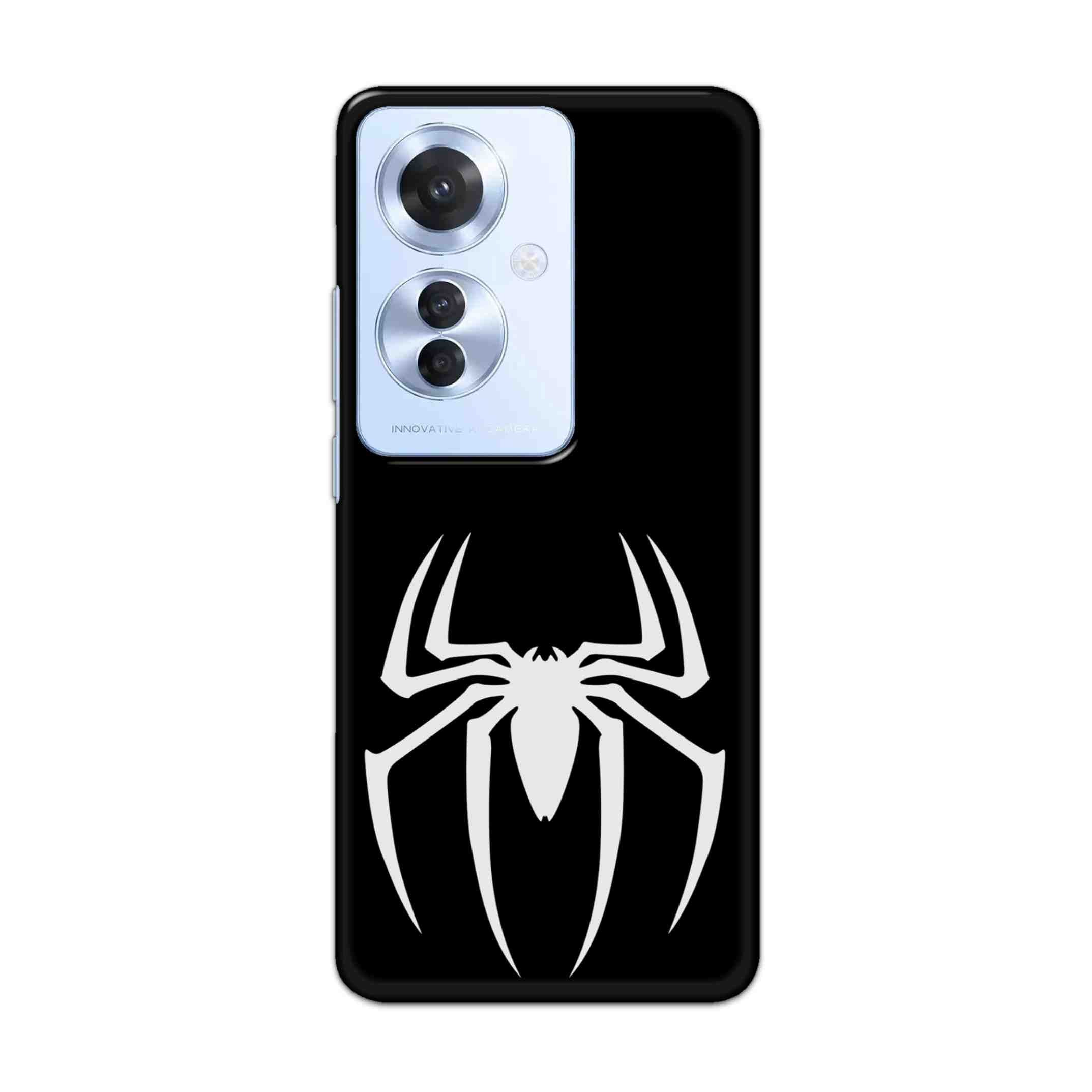 Buy Black Spiderman Logo Hard Back Mobile Phone Case Cover For OPPO F25 PRO 5G Online