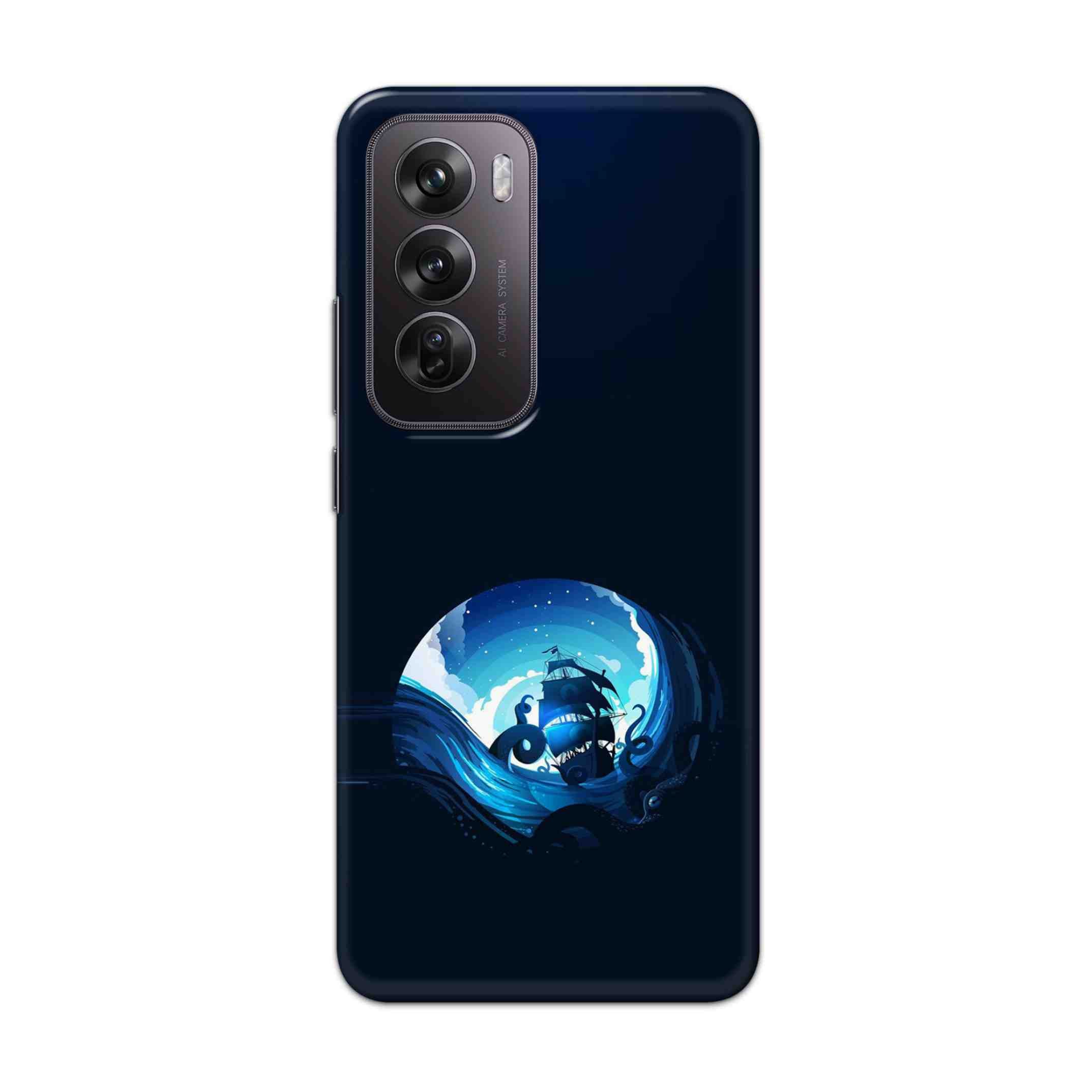 Buy Blue Sea Ship Hard Back Mobile Phone Case Cover For Oppo Reno 12 Online