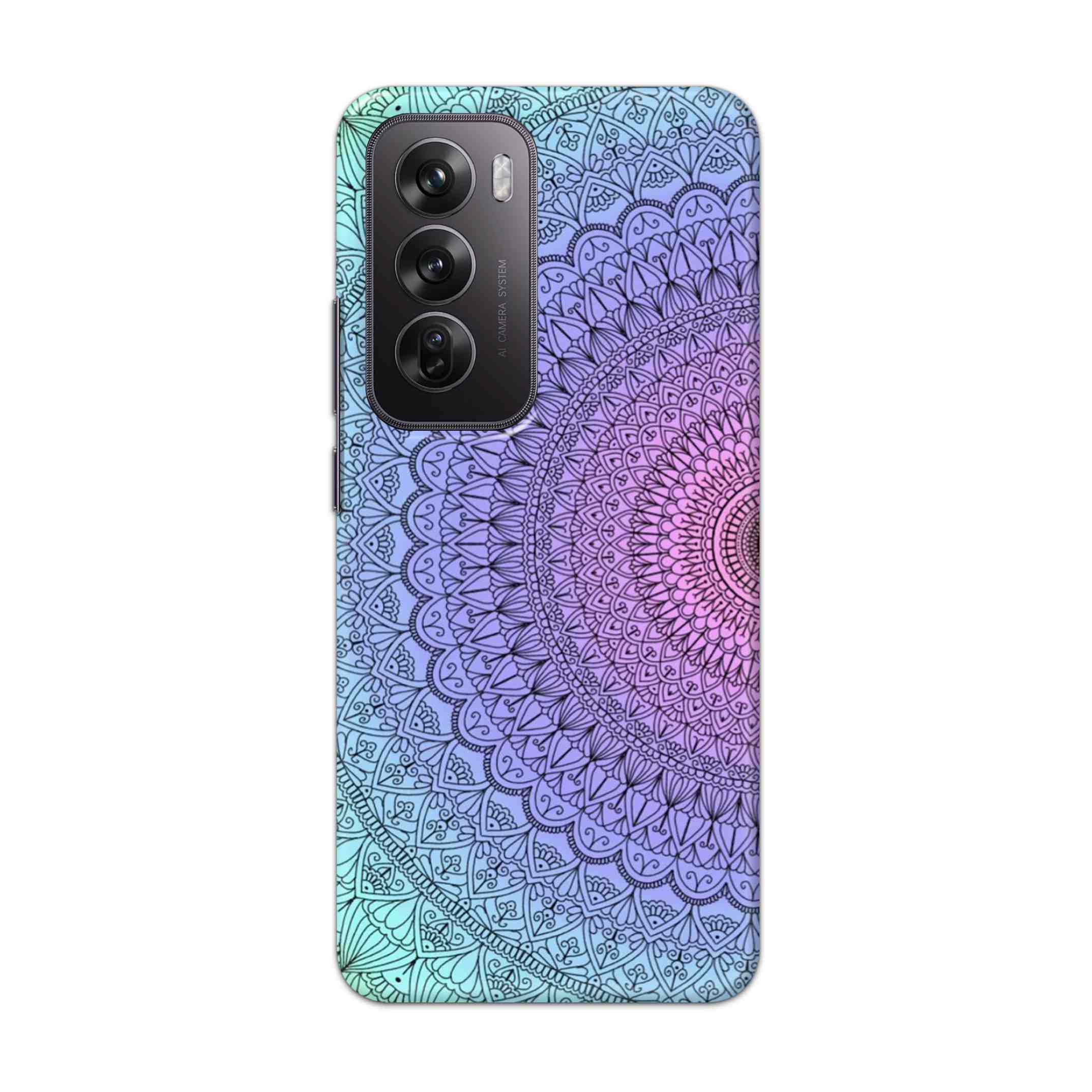 Buy Colourful Mandala Hard Back Mobile Phone Case Cover For Oppo Reno 12 Online