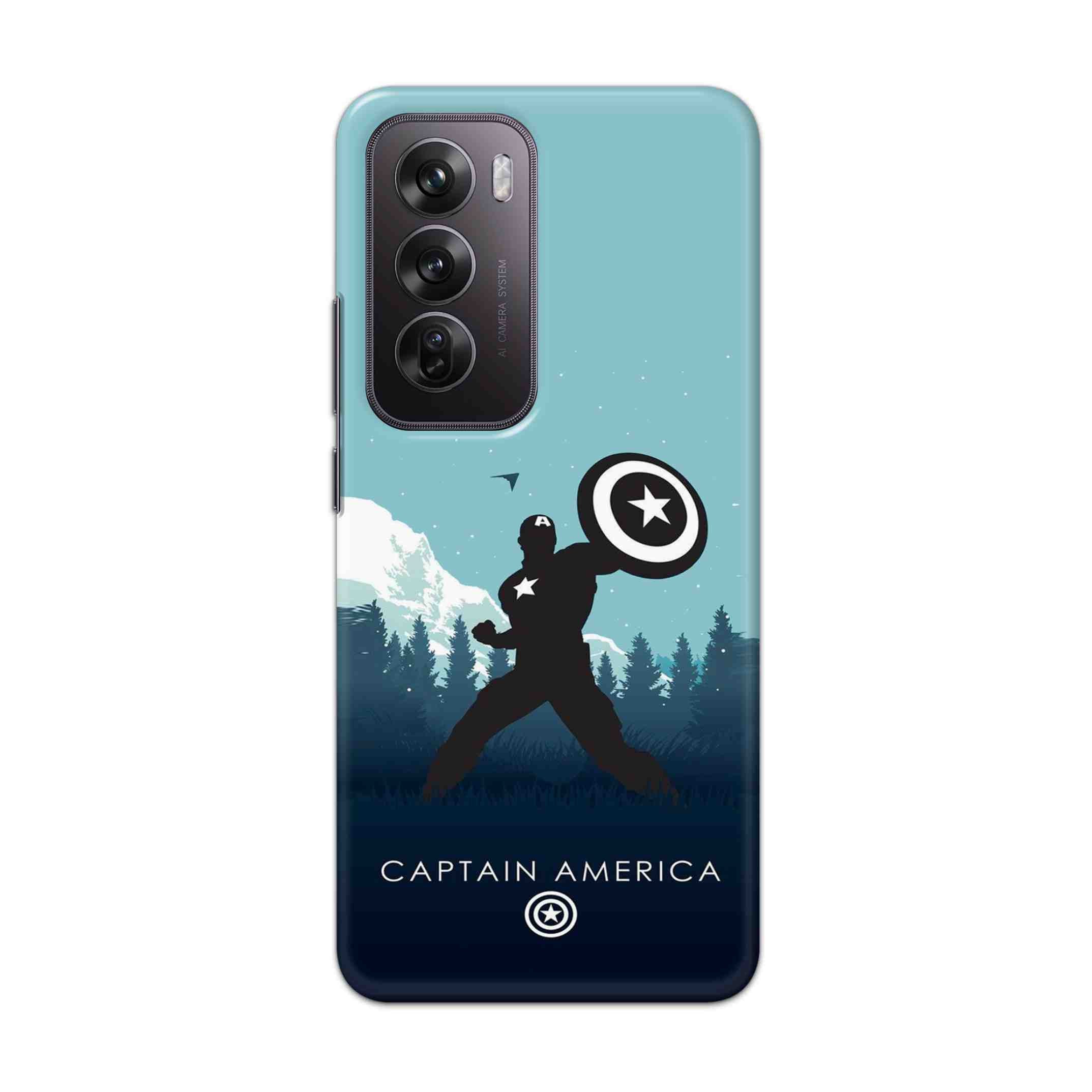 Buy Captain America Hard Back Mobile Phone Case Cover For Oppo Reno 12 Online