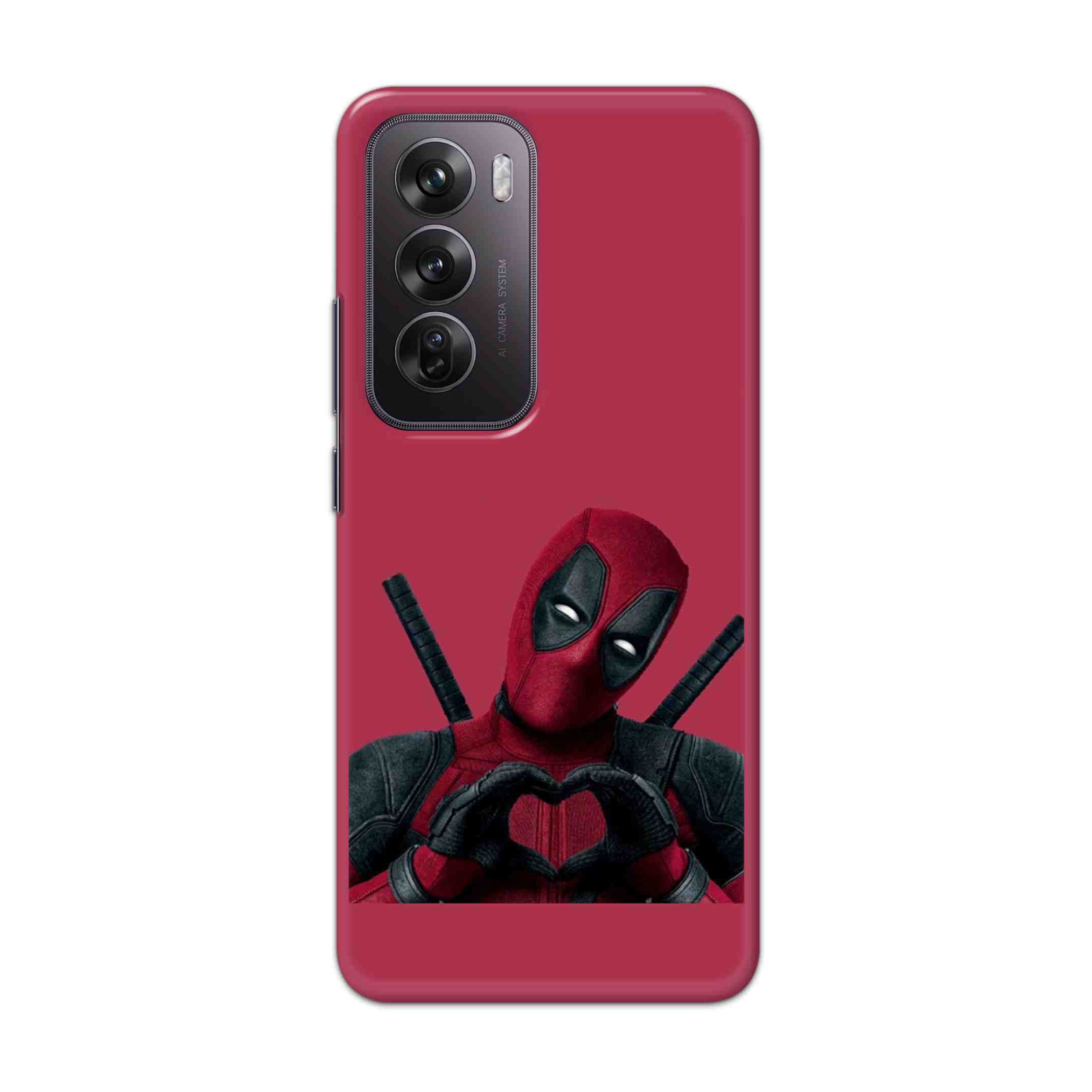 Buy Deadpool Heart Hard Back Mobile Phone Case Cover For Oppo Reno 12 Online