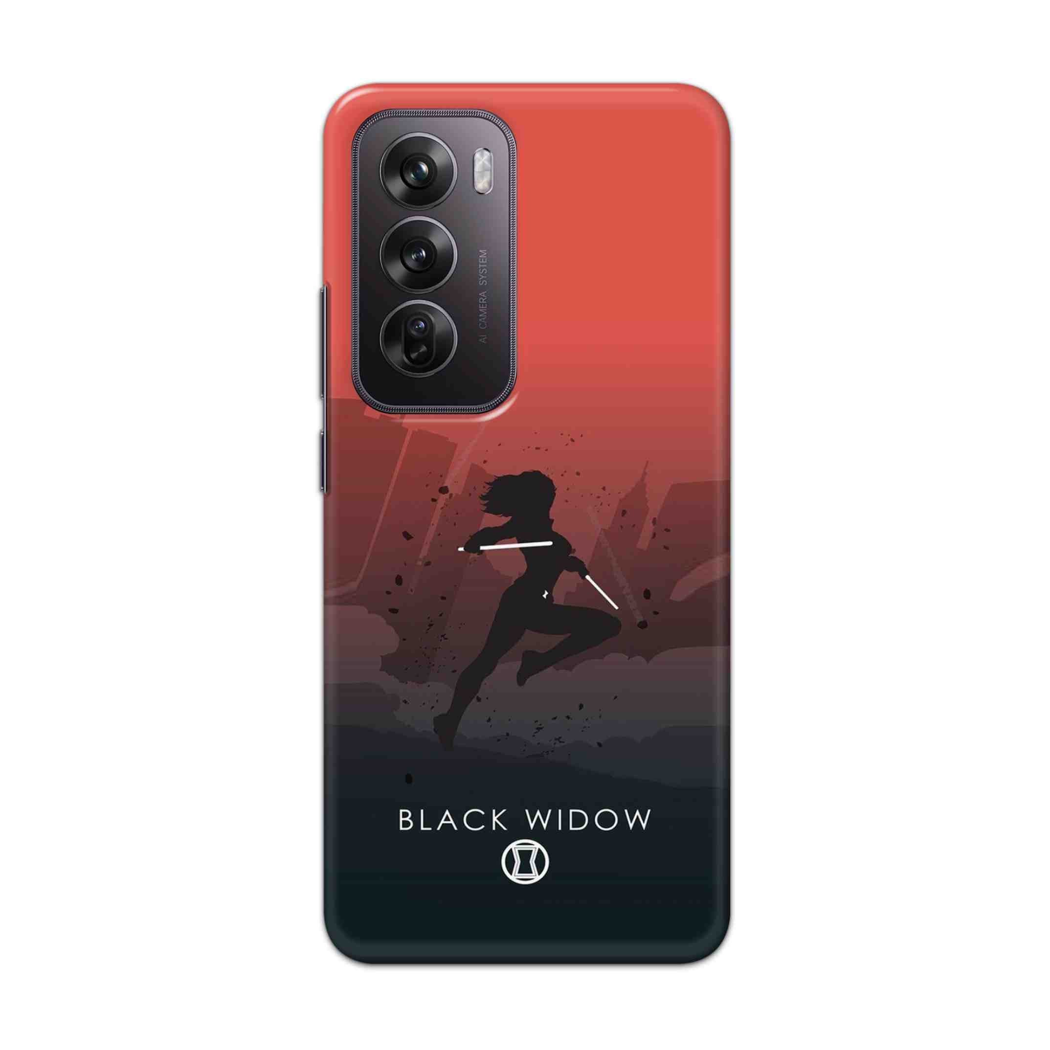 Buy Black Widow Hard Back Mobile Phone Case Cover For Oppo Reno 12 Online