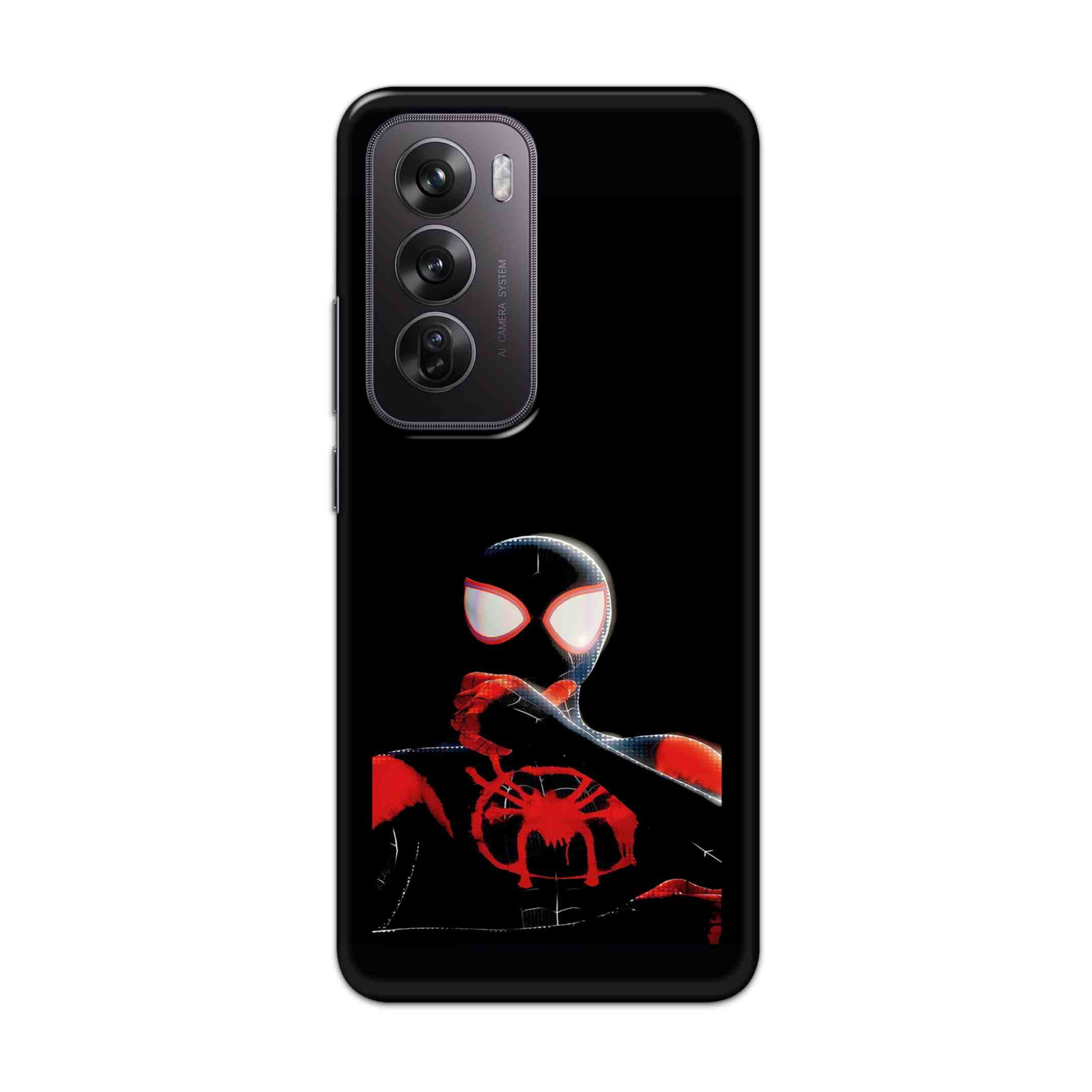 Buy Black Spiderman Hard Back Mobile Phone Case Cover For Oppo Reno 12 Online