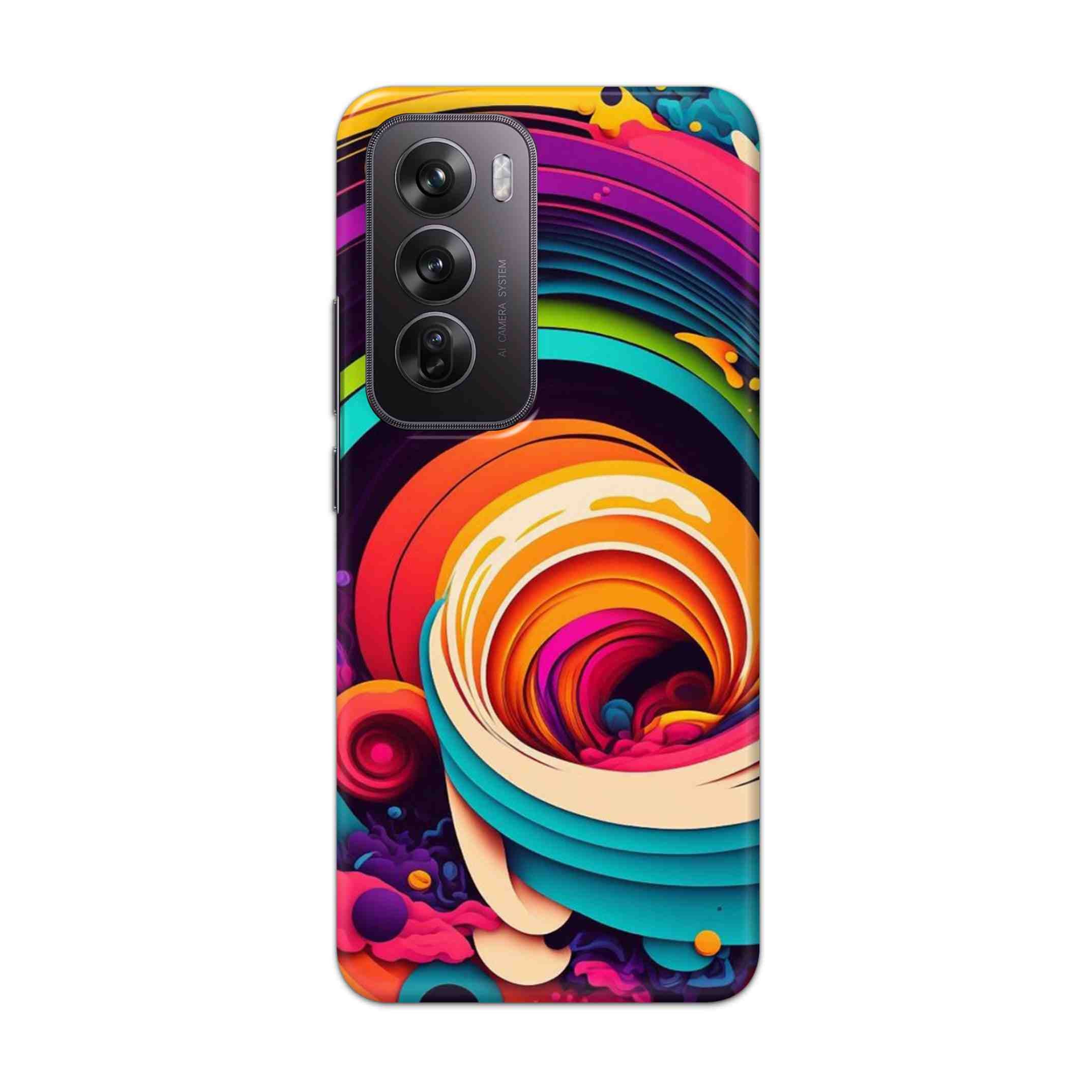 Buy Colour Circle Hard Back Mobile Phone Case Cover For Oppo Reno 12 Online