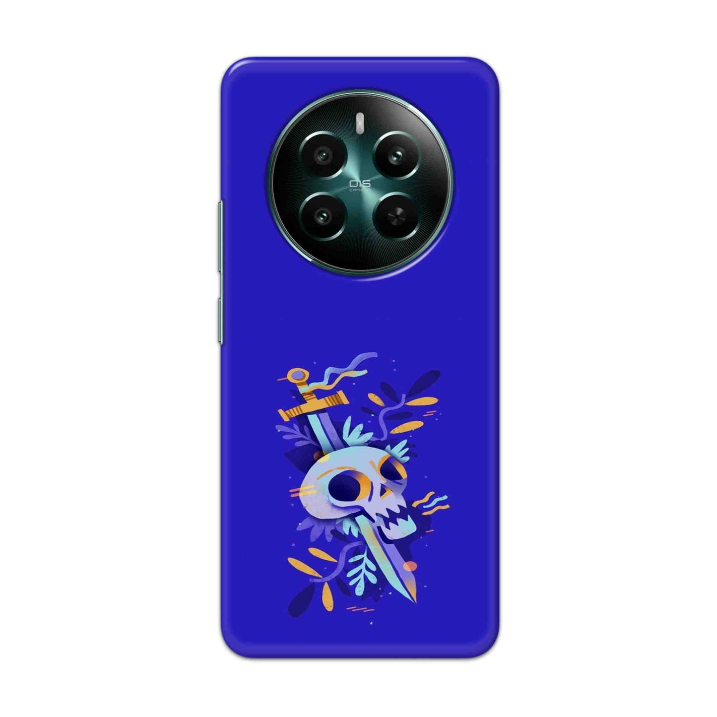 Buy Blue Skull Hard Back Mobile Phone Case Cover For Realme 12 Plus 5G Online