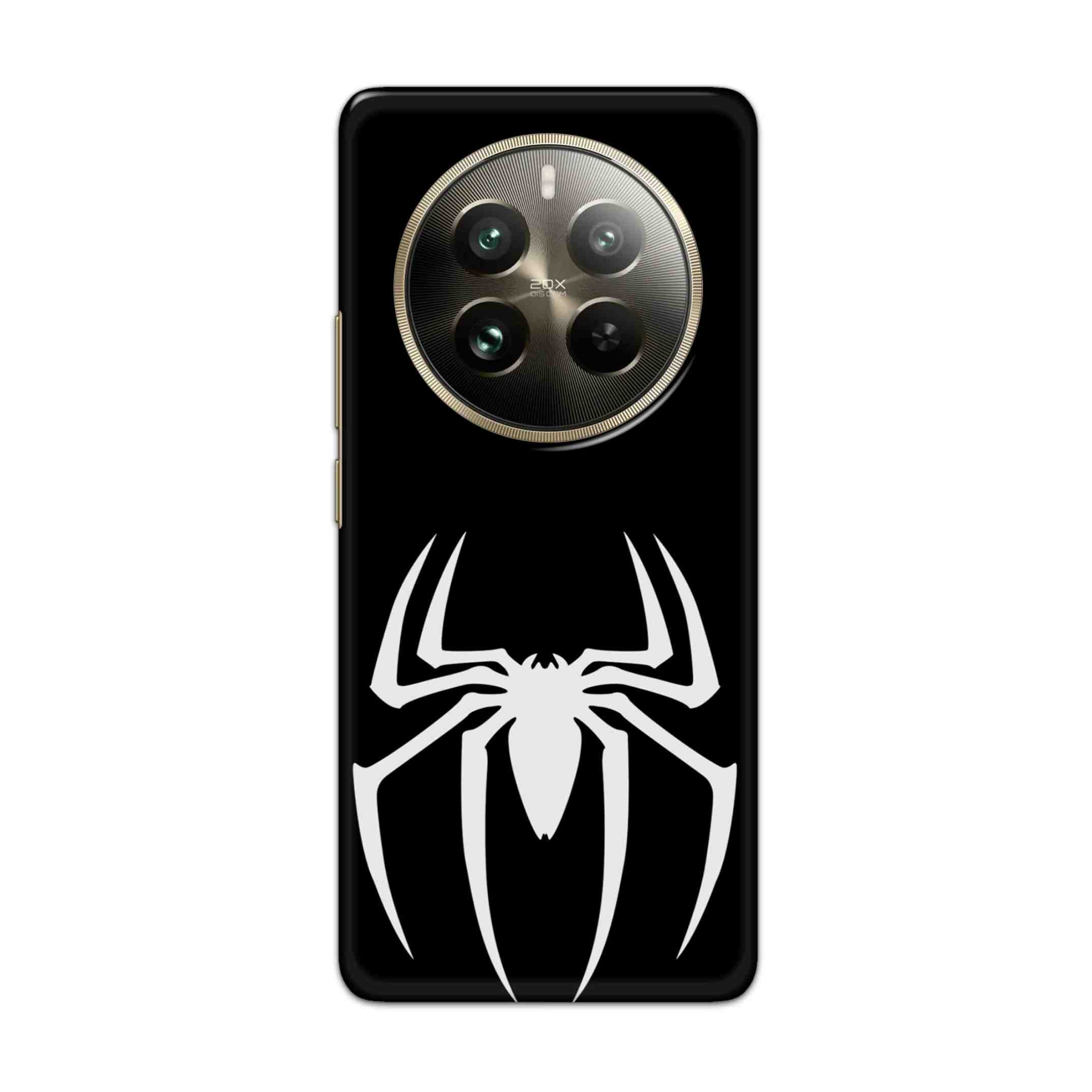 Buy Black Spiderman Logo Hard Back Mobile Phone Case Cover For Realme 12 Pro Online