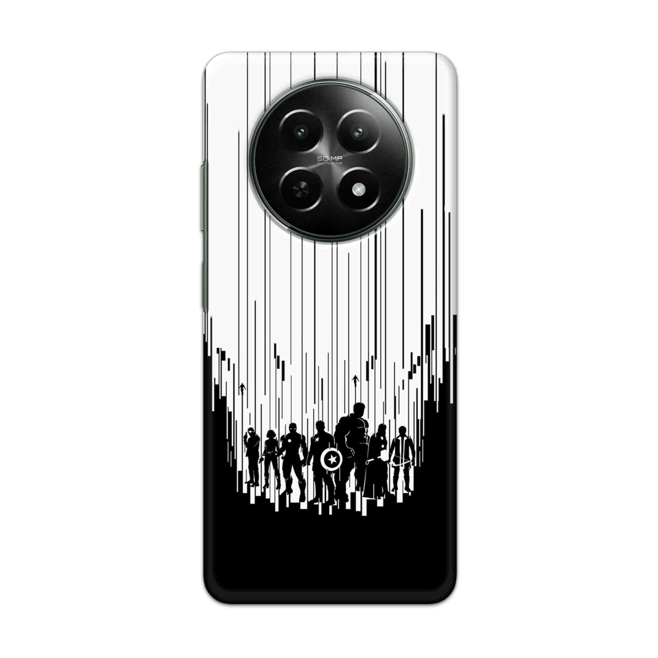 Buy Black And White Avengers Hard Back Mobile Phone Case Cover For Realme 12x 5GOnline