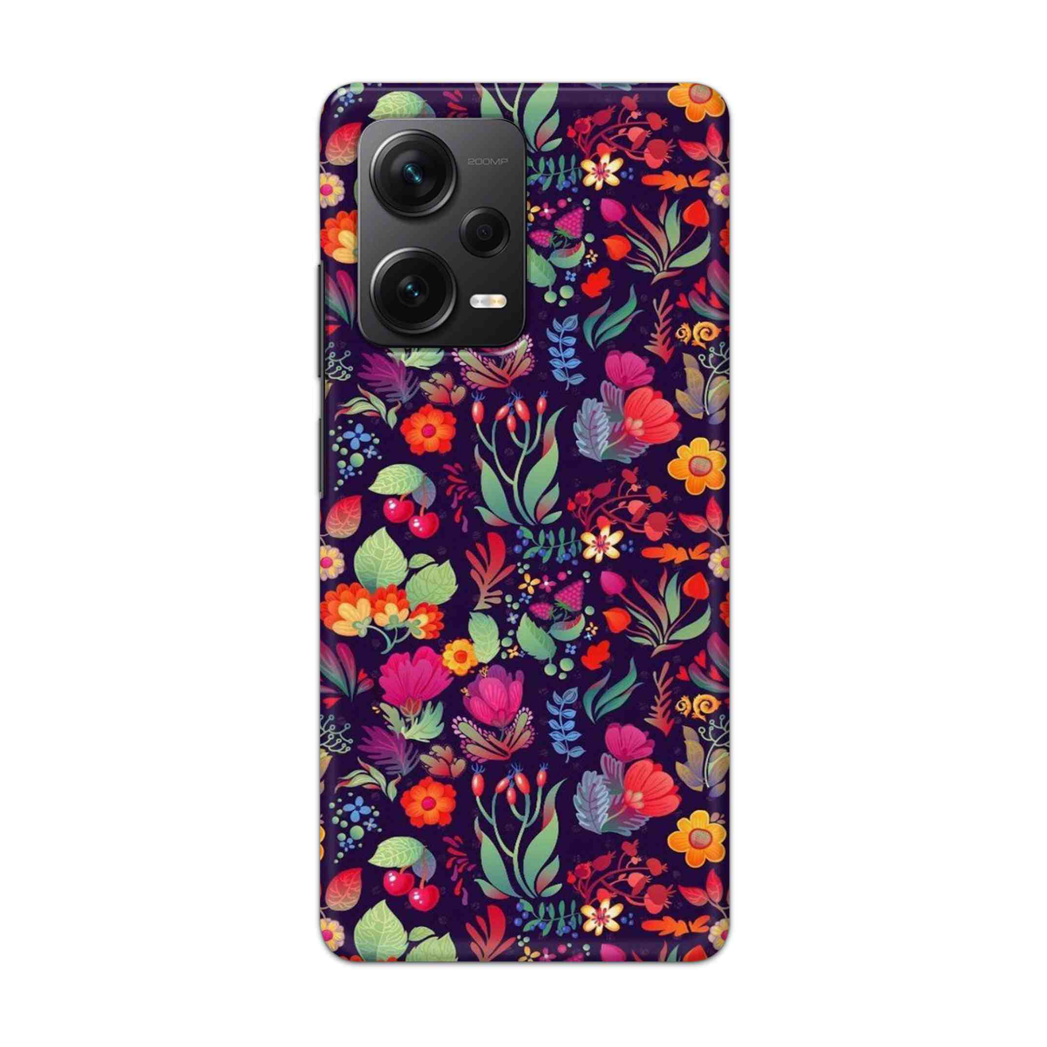 Buy Fruits Flower Hard Back Mobile Phone Case Cover For Redmi Note 12 Pro Plus Online