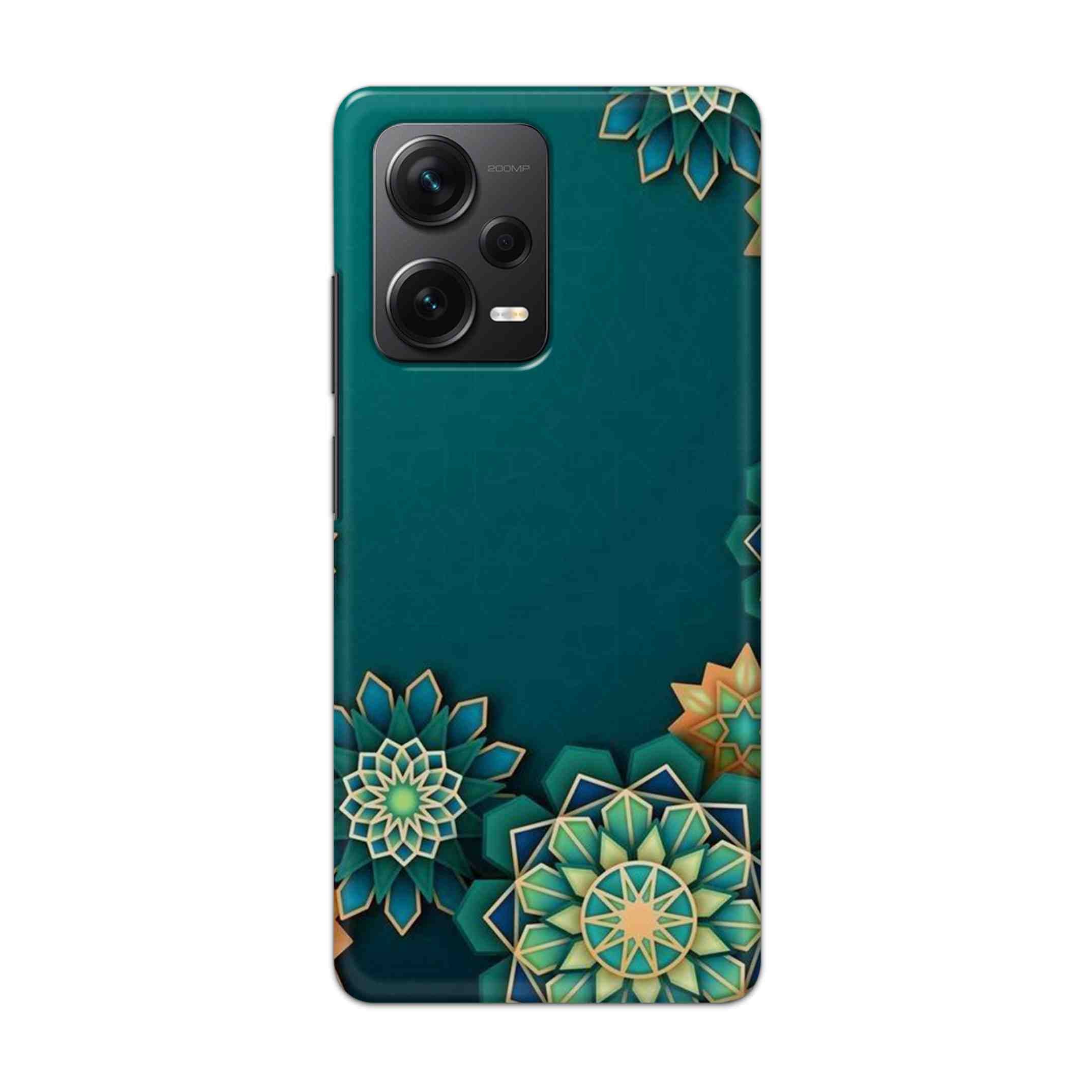 Buy Green Flower Hard Back Mobile Phone Case Cover For Redmi Note 12 Pro Plus Online