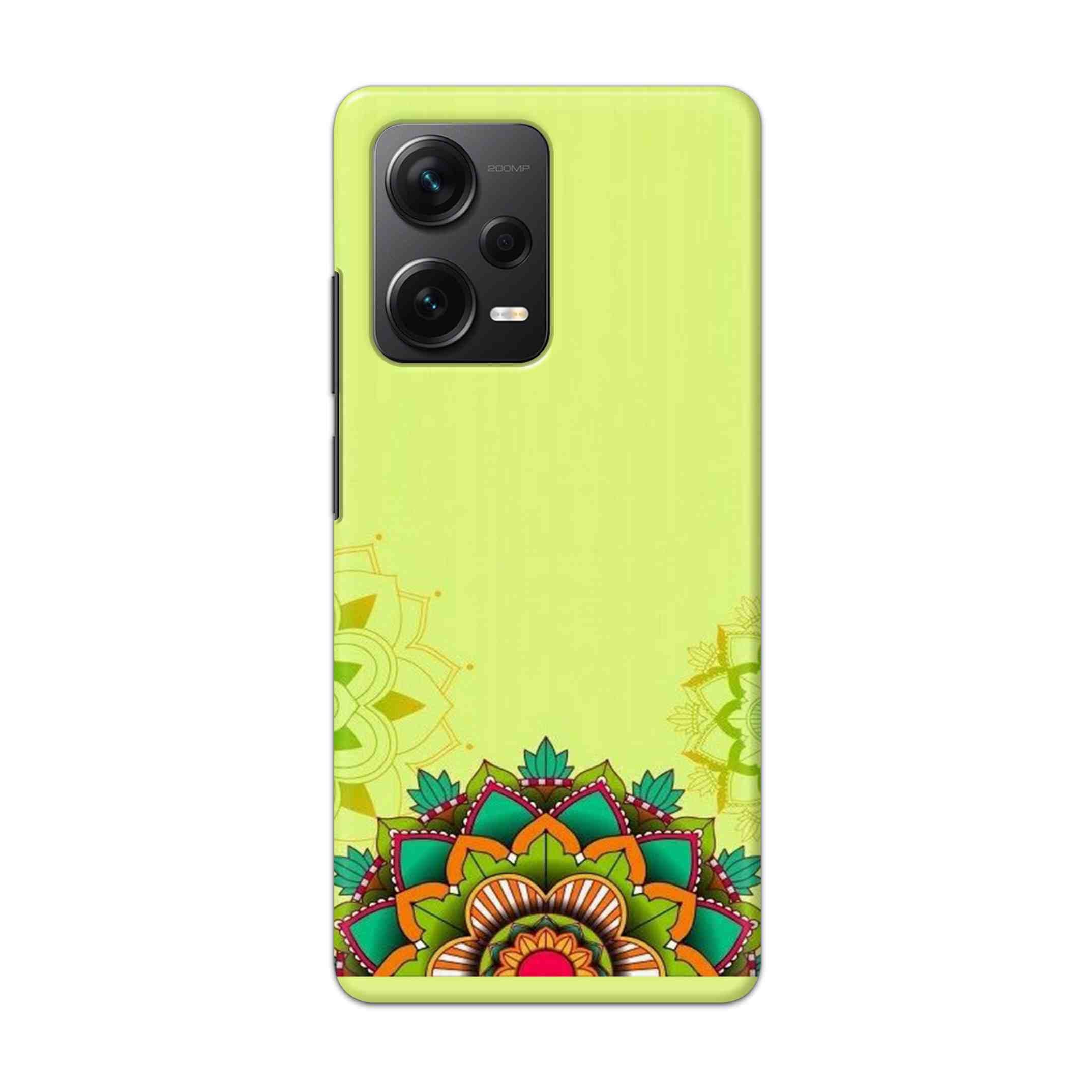 Buy Flower Mandala Hard Back Mobile Phone Case Cover For Redmi Note 12 Pro Plus Online