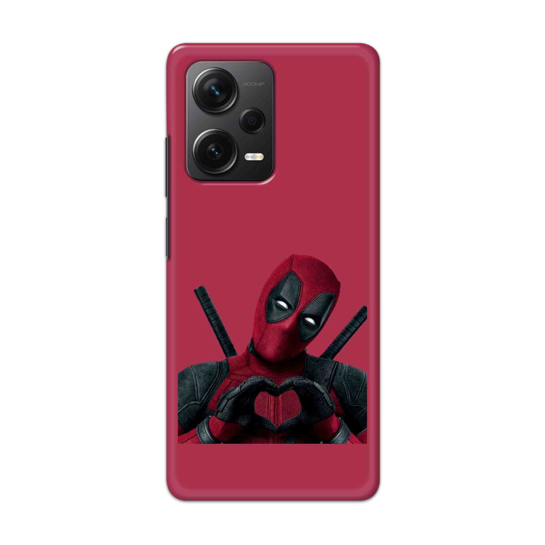 Buy Deadpool Heart Hard Back Mobile Phone Case Cover For Redmi Note 12 Pro Plus Online