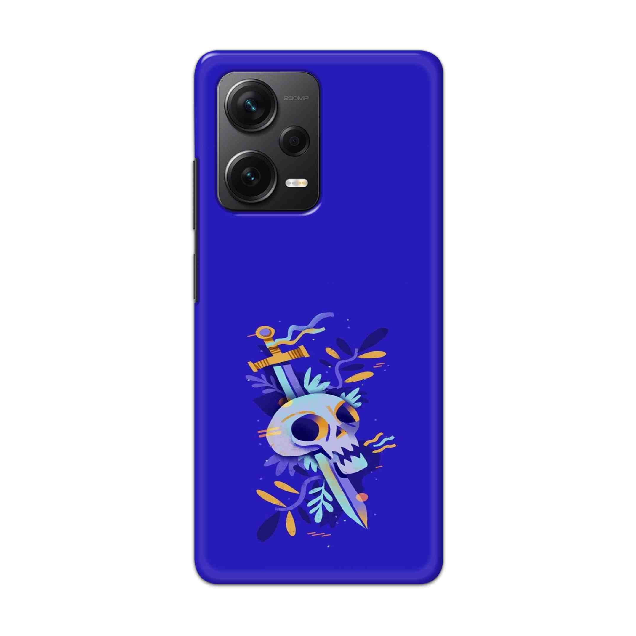 Buy Blue Skull Hard Back Mobile Phone Case Cover For Redmi Note 12 Pro Plus Online