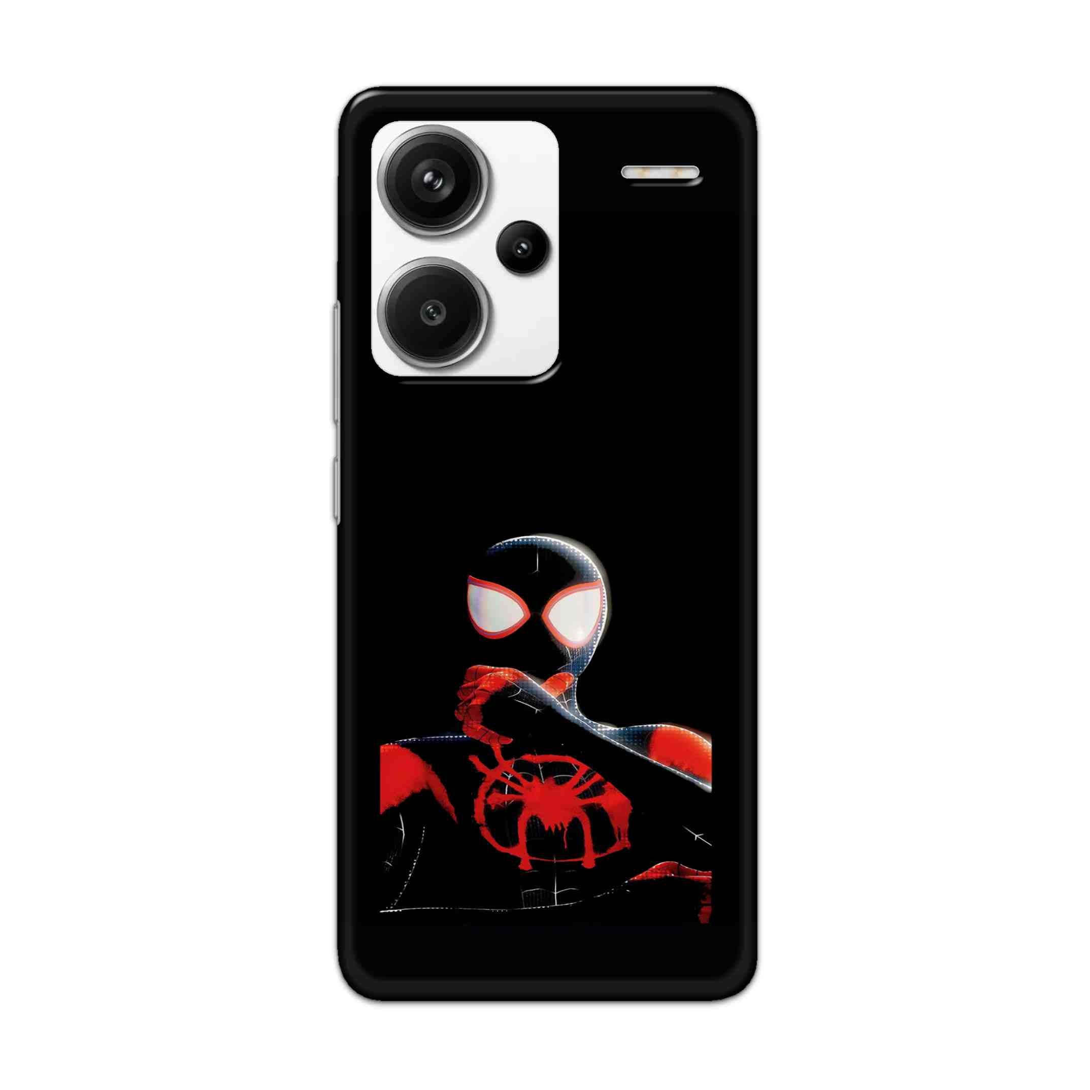 Buy Black Spiderman Hard Back Mobile Phone Case Cover For Redmi Note 13 Pro Plus Online